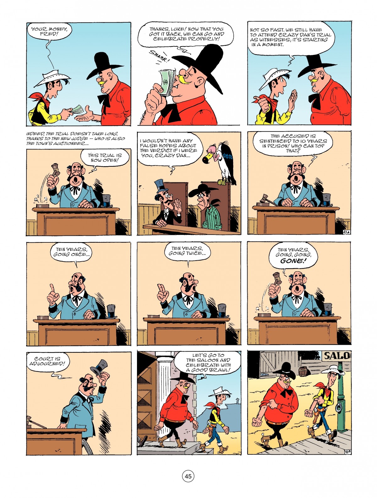 Read online A Lucky Luke Adventure comic -  Issue #51 - 45