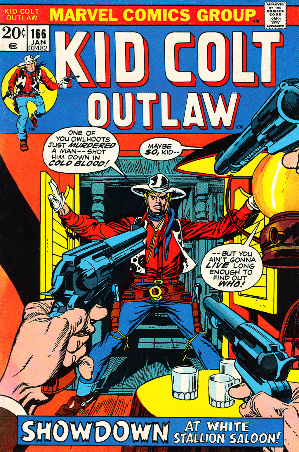 Read online Kid Colt Outlaw comic -  Issue #166 - 1