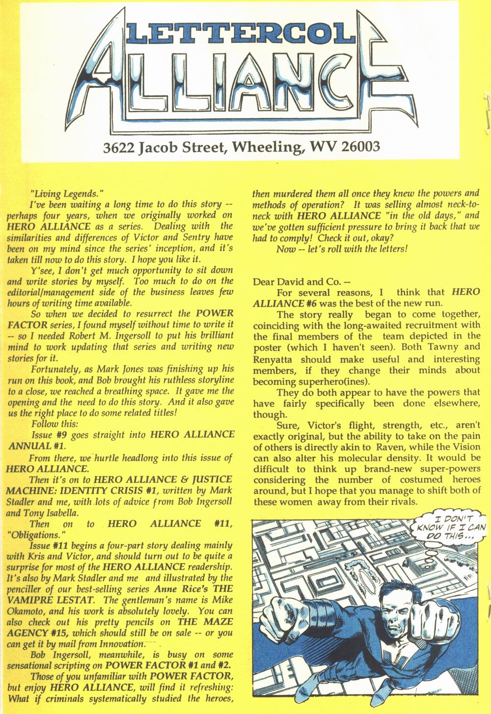 Read online Hero Alliance (1989) comic -  Issue #10 - 15