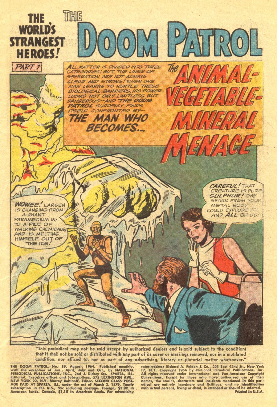 Read online Doom Patrol (1964) comic -  Issue #89 - 3