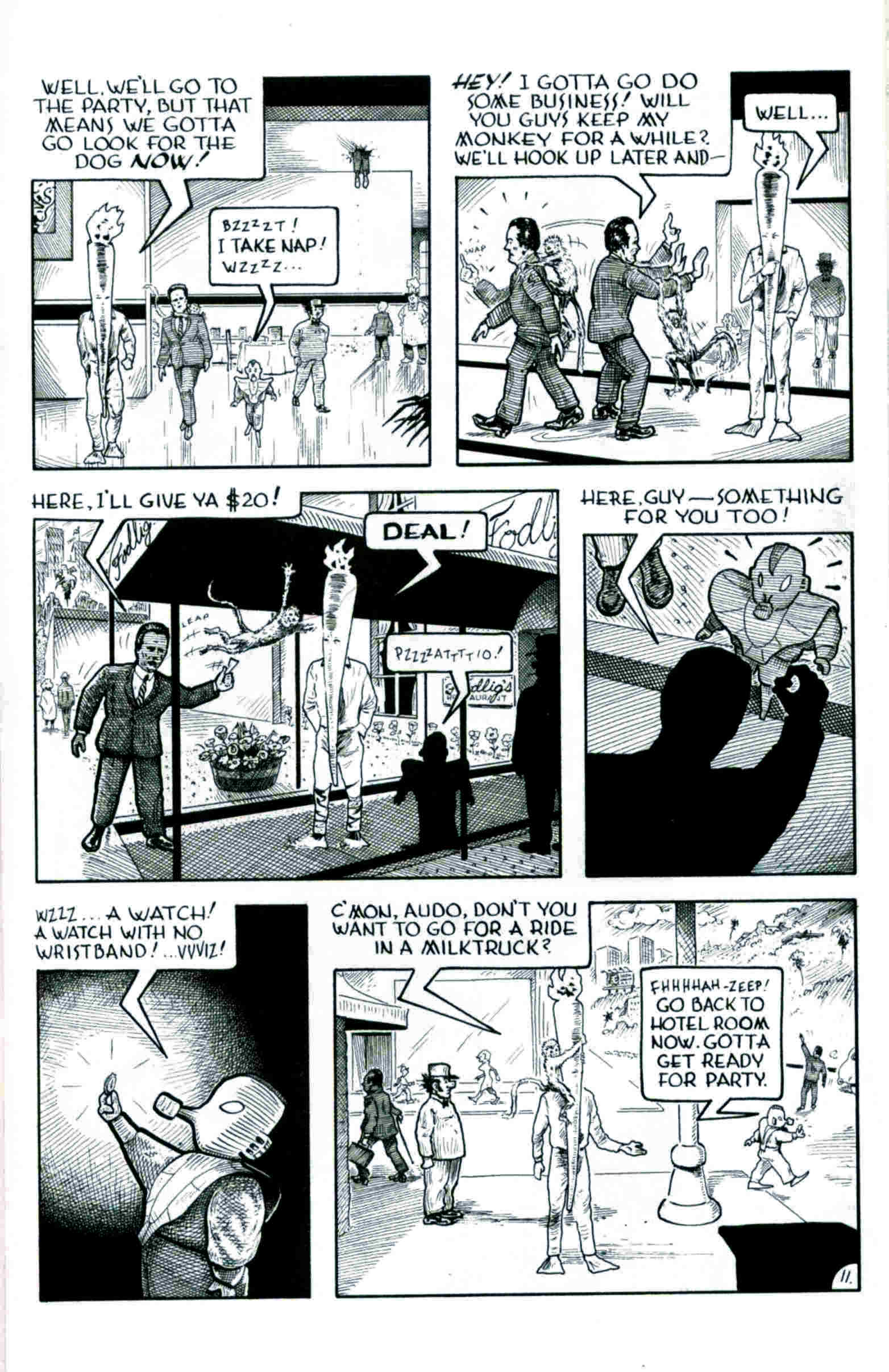 Read online Flaming Carrot & Reid Fleming, World's Toughest Milkman comic -  Issue # Full - 11