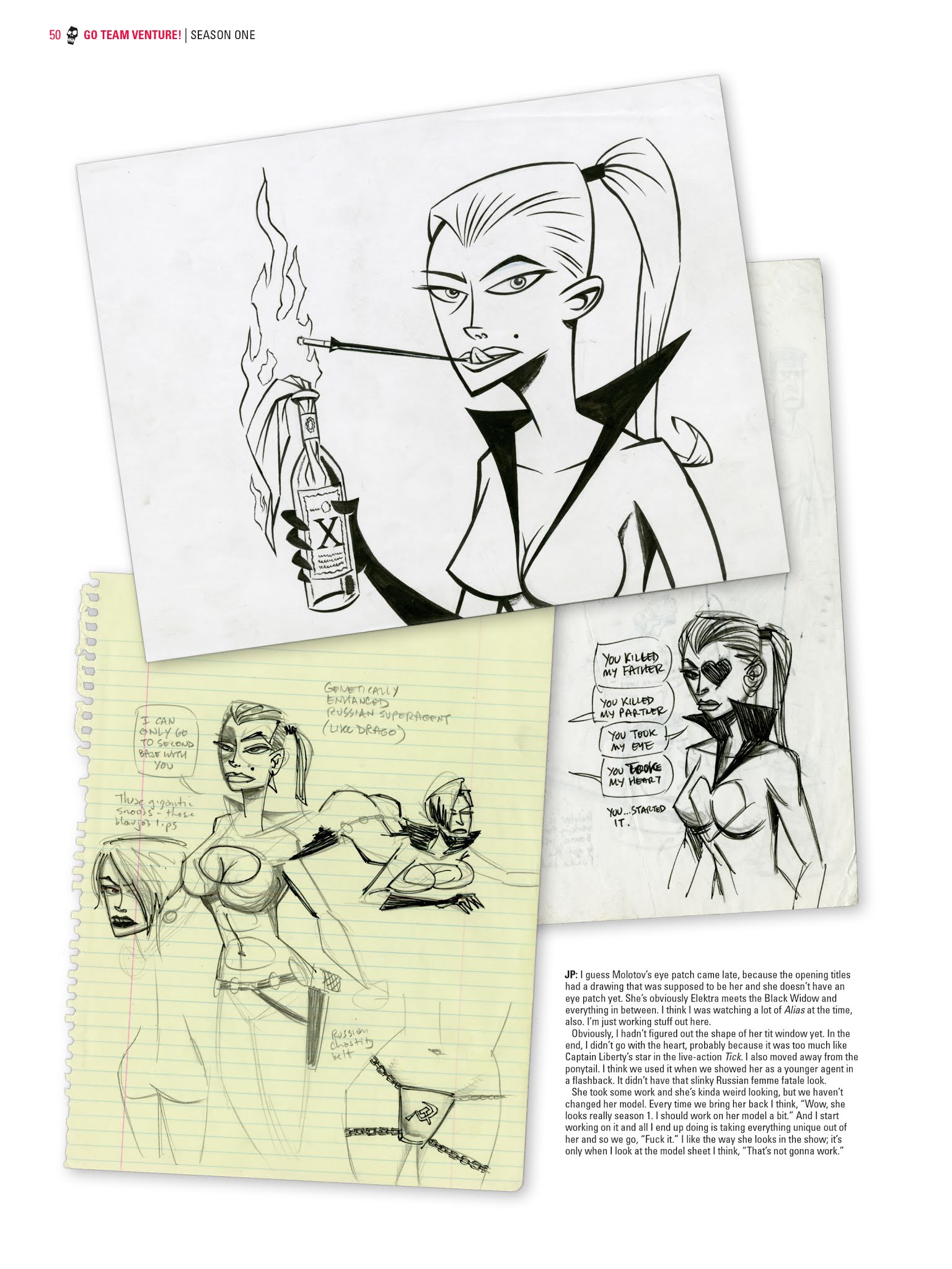 Read online Go Team Venture!: The Art and Making of The Venture Bros. comic -  Issue # TPB (Part 1) - 50