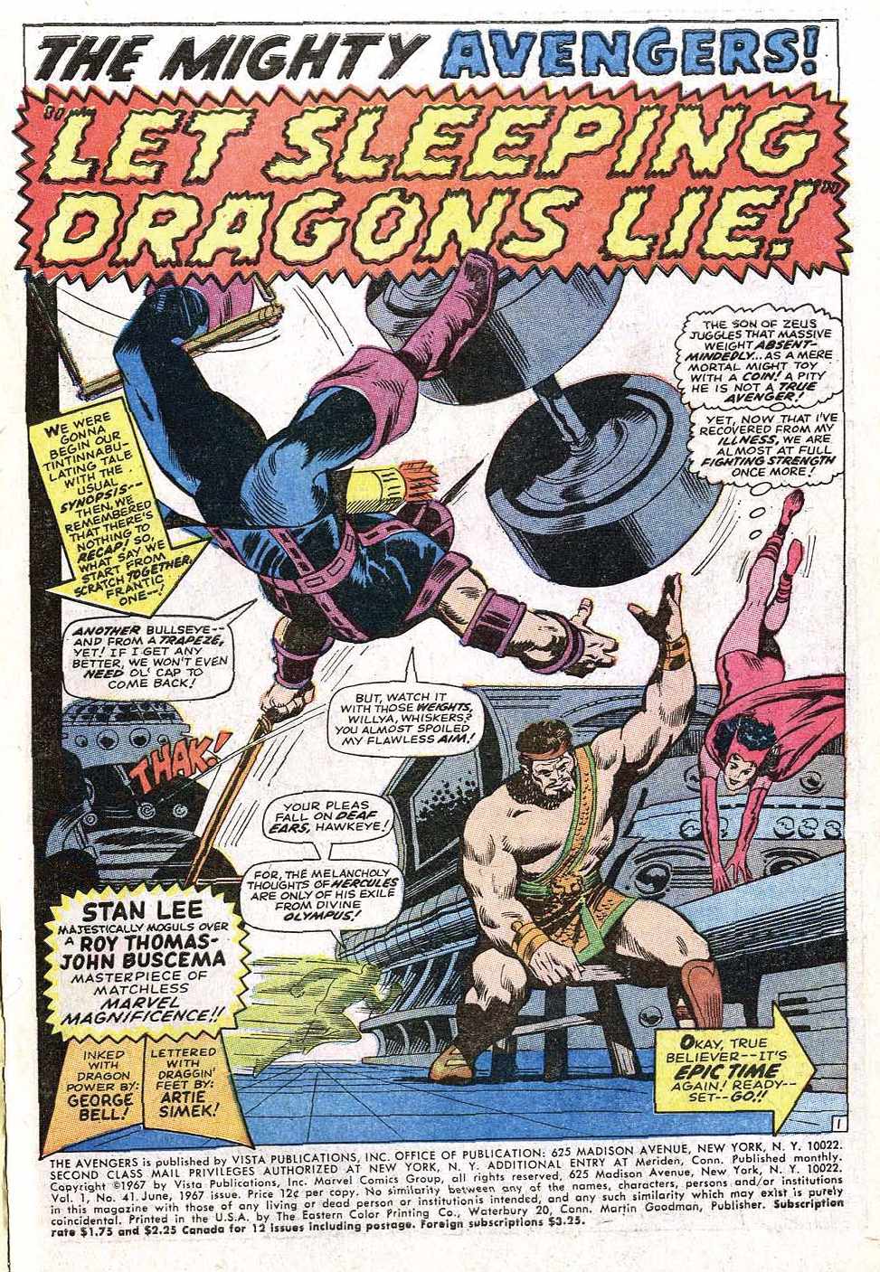 Read online The Avengers (1963) comic -  Issue #41 - 3