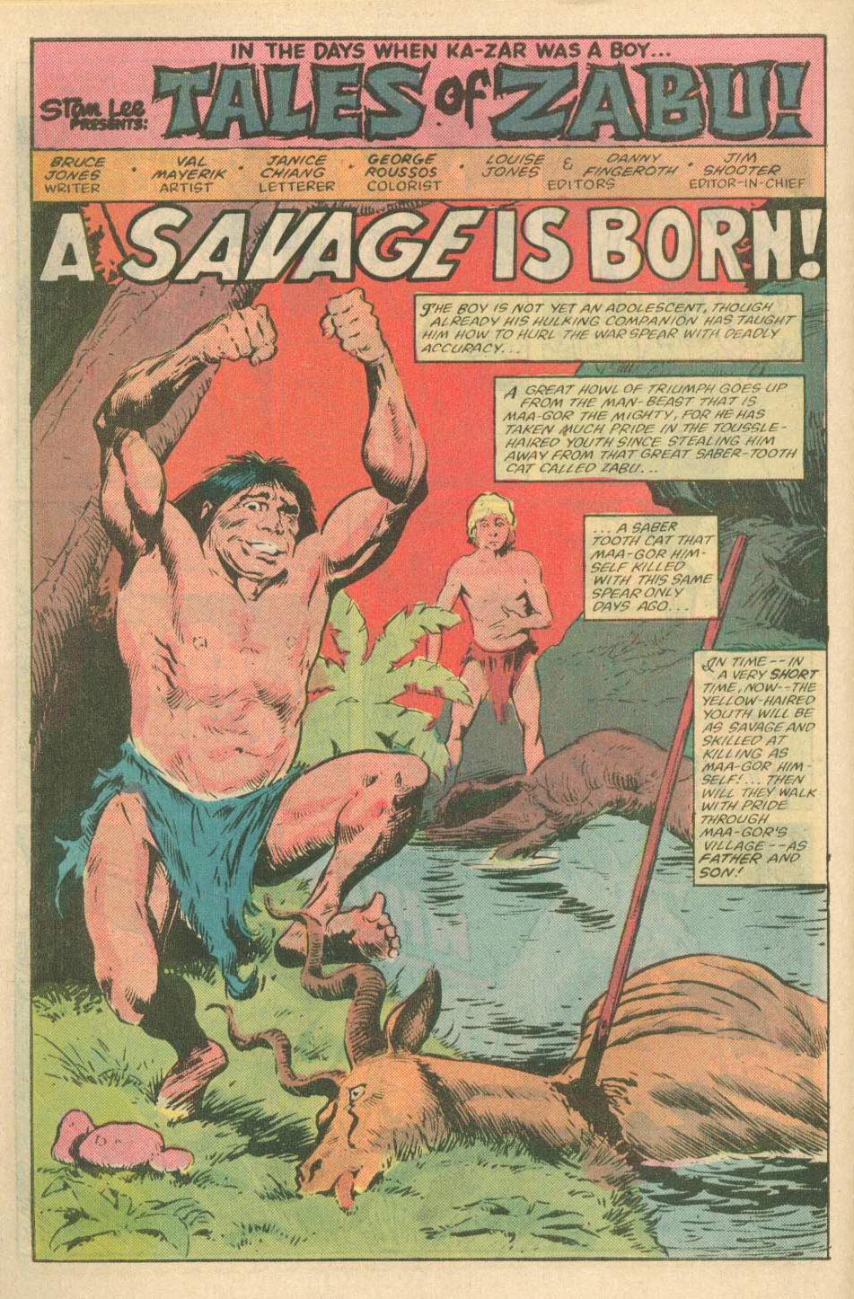 Read online Ka-Zar the Savage comic -  Issue #24 - 27