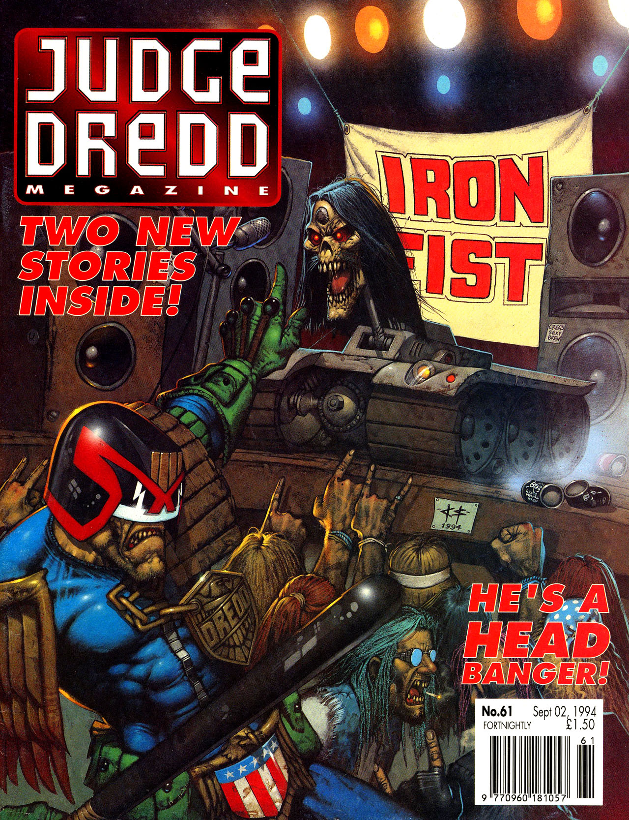 Read online Judge Dredd: The Megazine (vol. 2) comic -  Issue #61 - 1