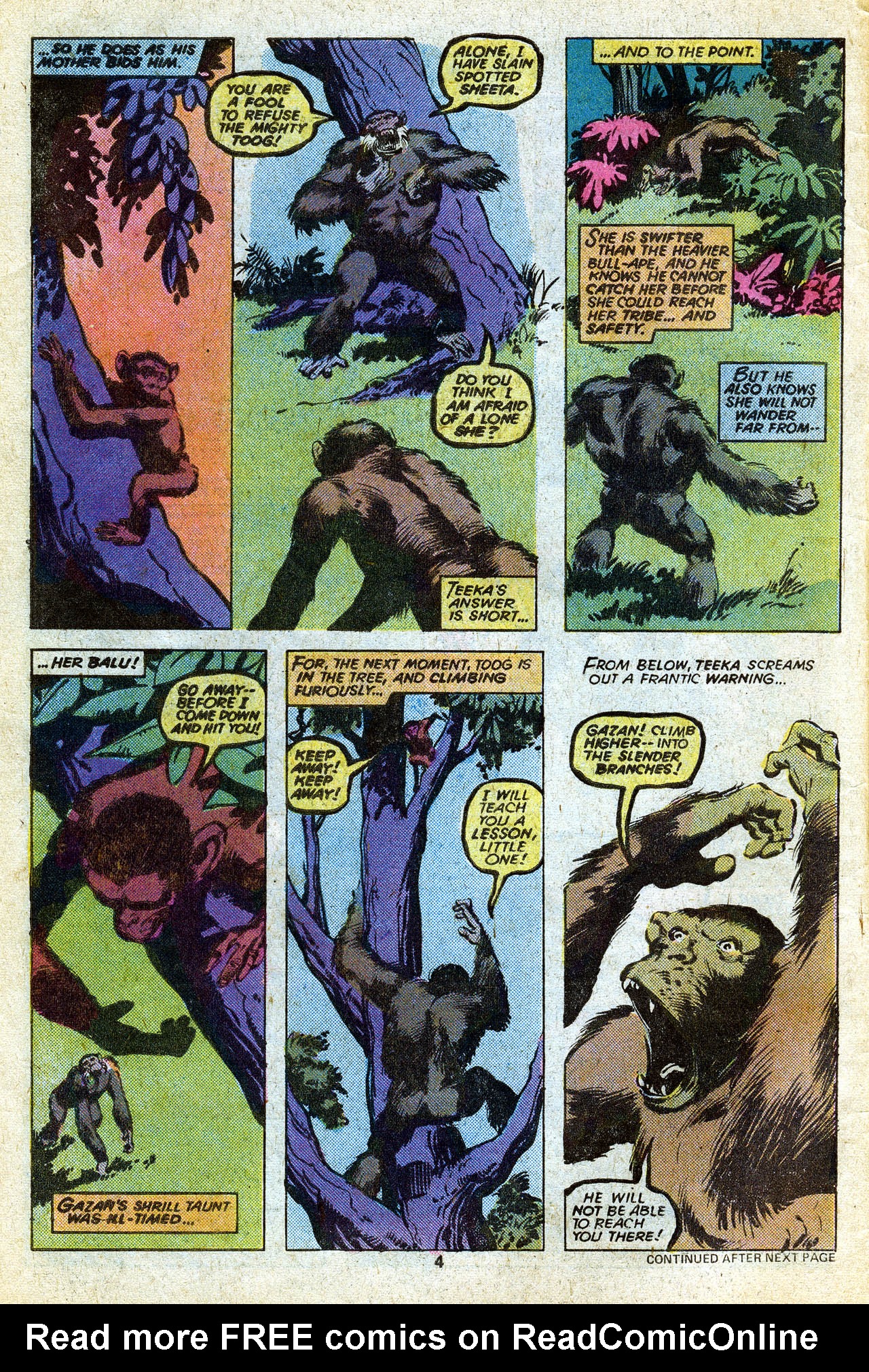 Read online Tarzan (1977) comic -  Issue #14 - 6