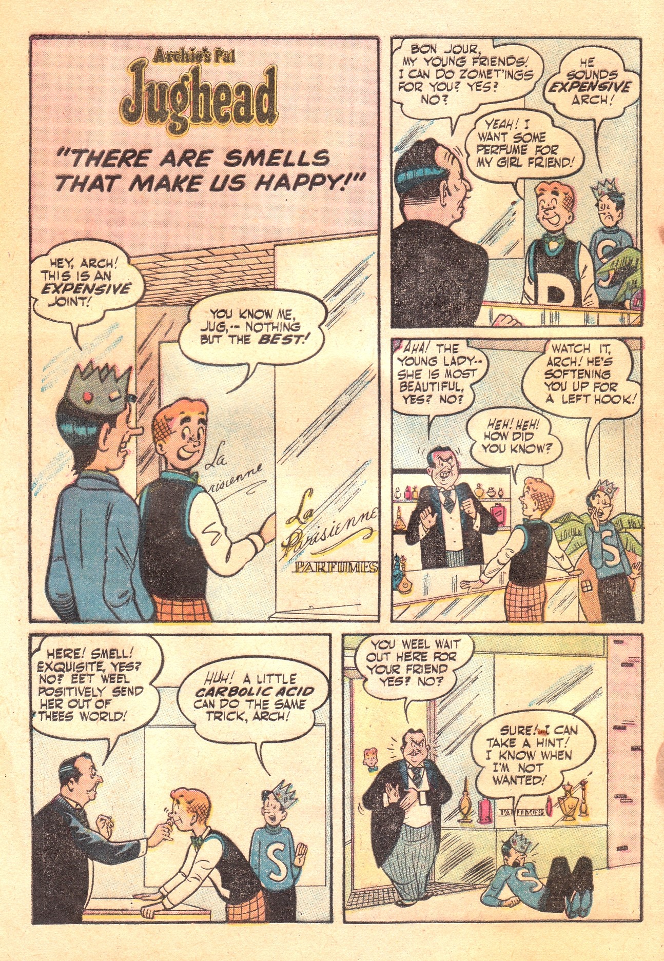 Read online Archie's Pal Jughead comic -  Issue #28 - 28