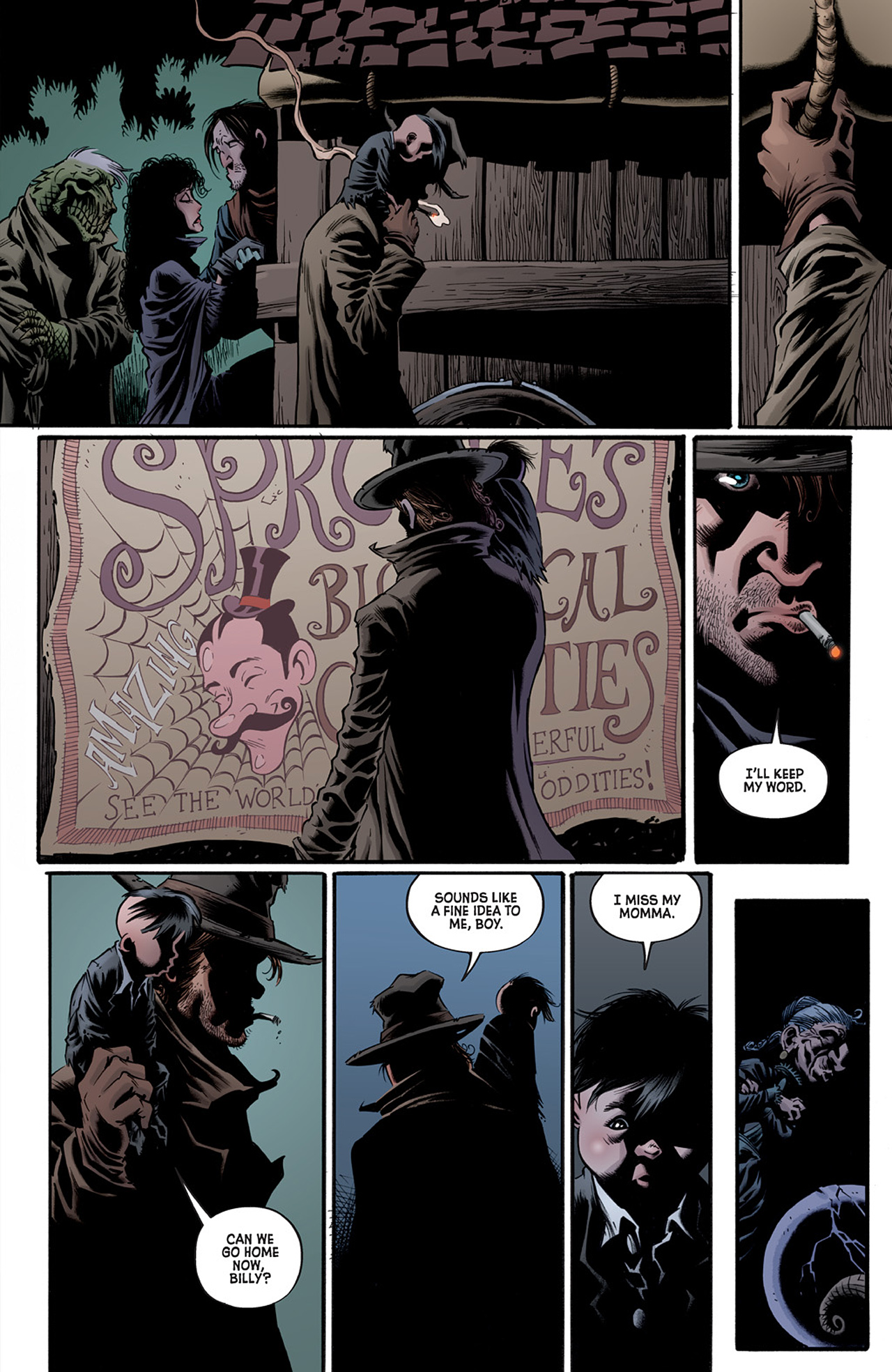 Read online Billy the Kid's Old Timey Oddities and the Orm of Loch Ness comic -  Issue #4 - 25