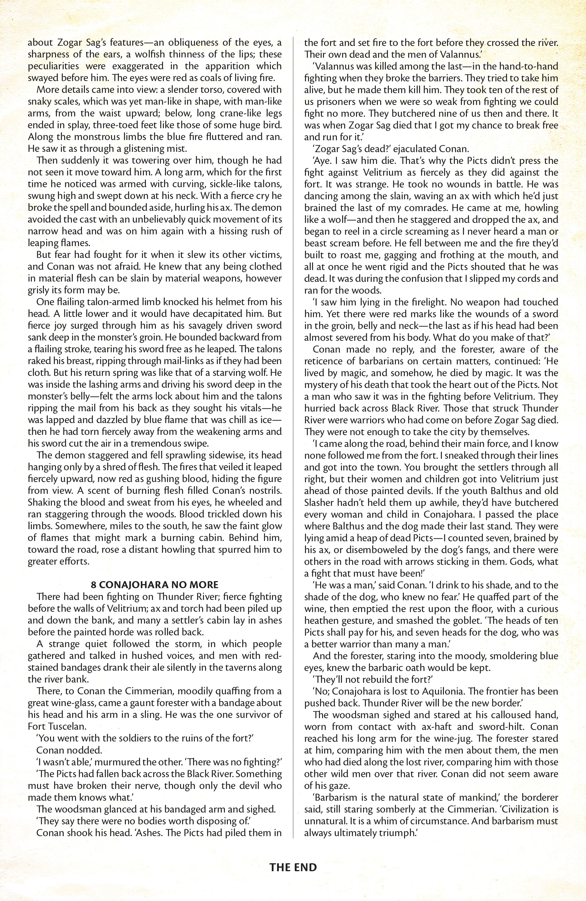 Read online The Cimmerian: Beyond The Black River comic -  Issue #2 - 33
