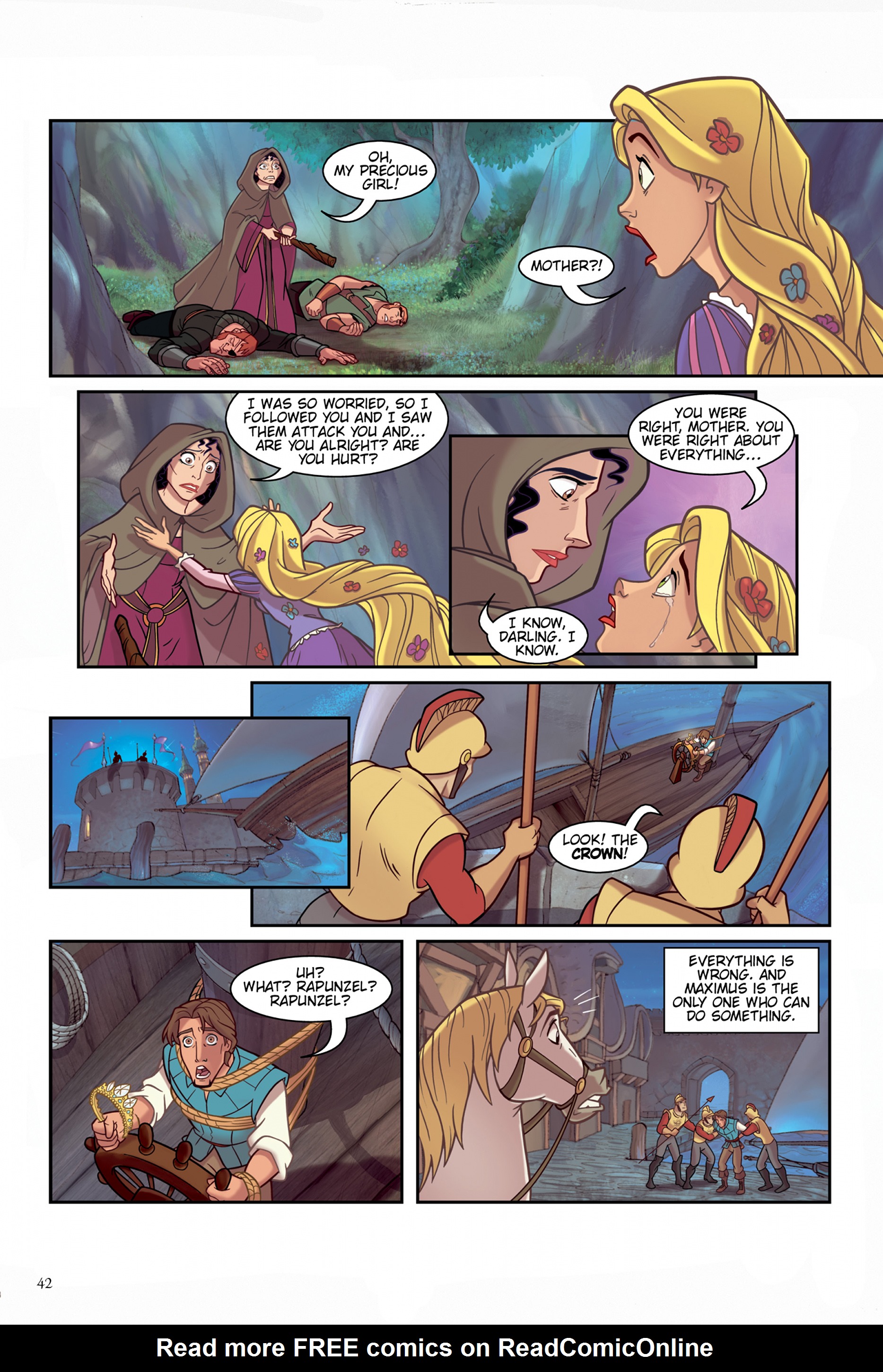 Read online Disney Tangled: The Story of the Movie in Comics comic -  Issue # Full - 44