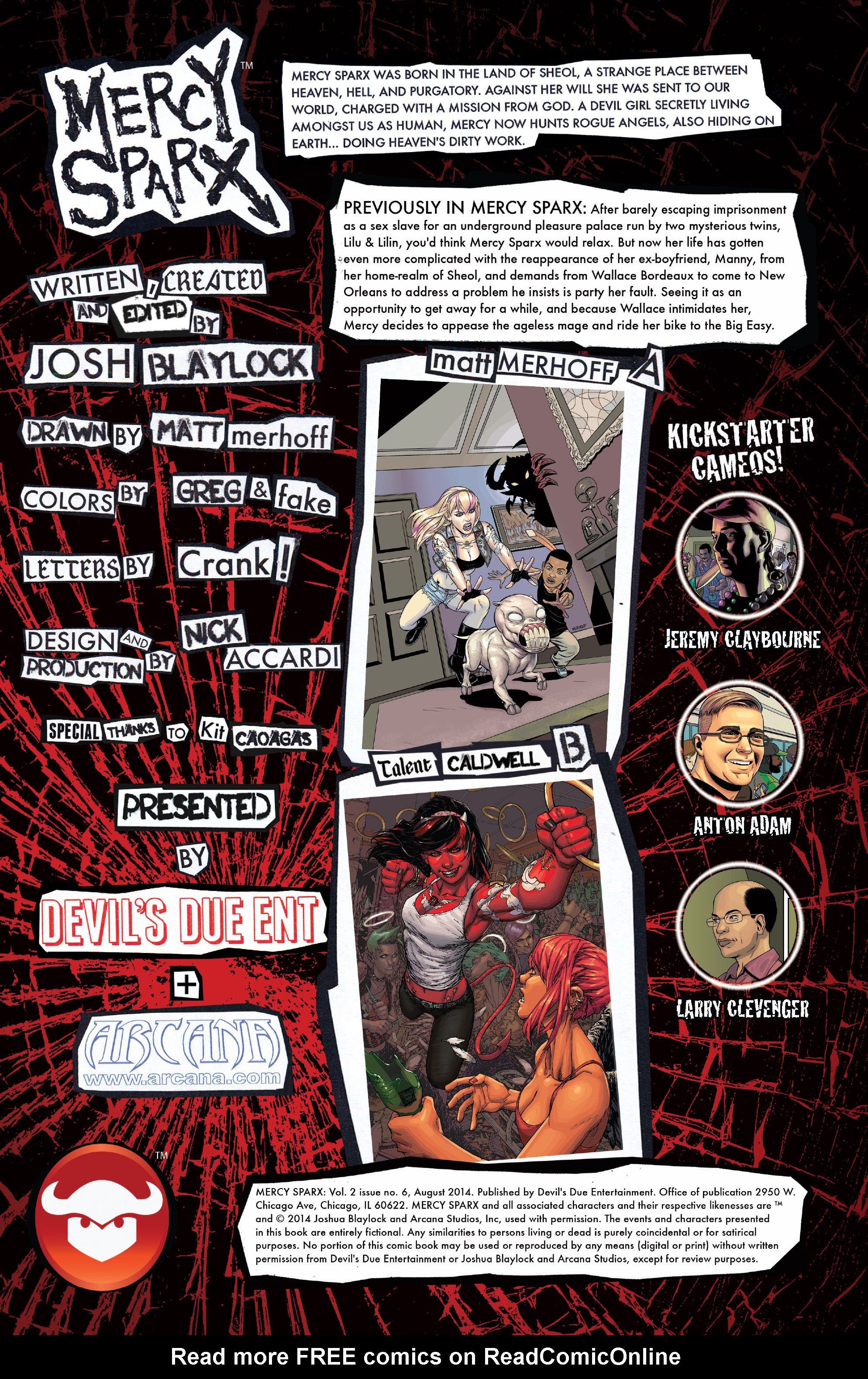 Read online Mercy Sparx (2013) comic -  Issue #6 - 2