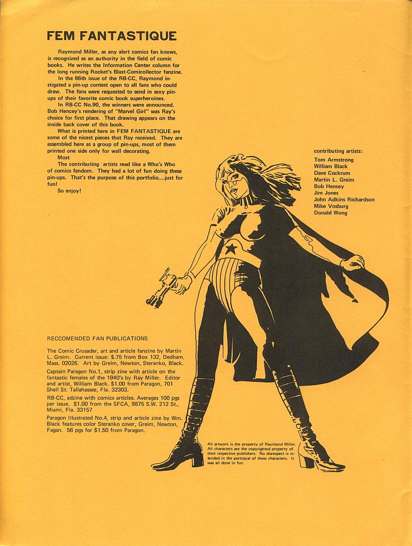 Read online Fem Fantastique (1971) comic -  Issue #1 - 2