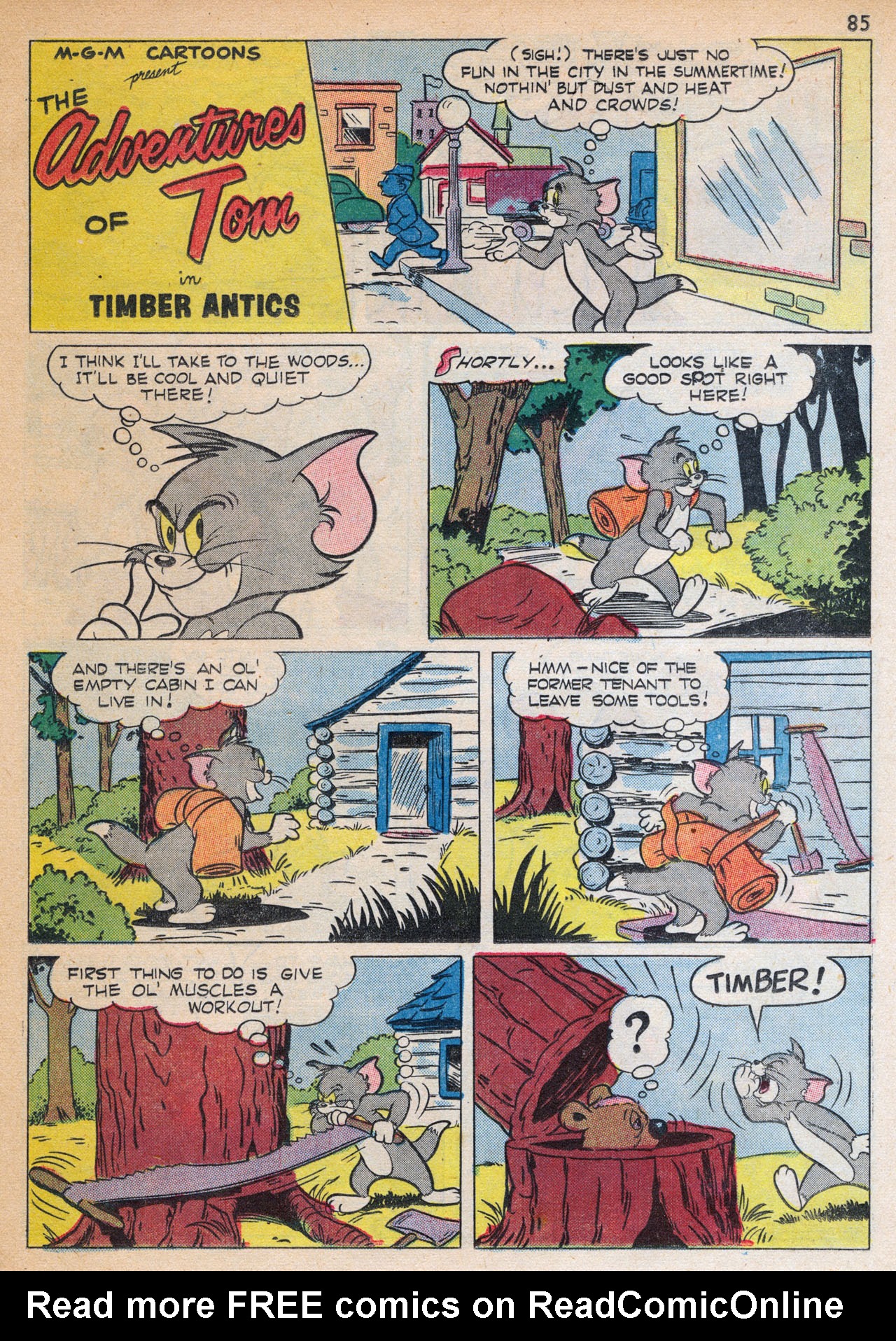 Read online Tom and Jerry's Summer Fun comic -  Issue #2 - 87