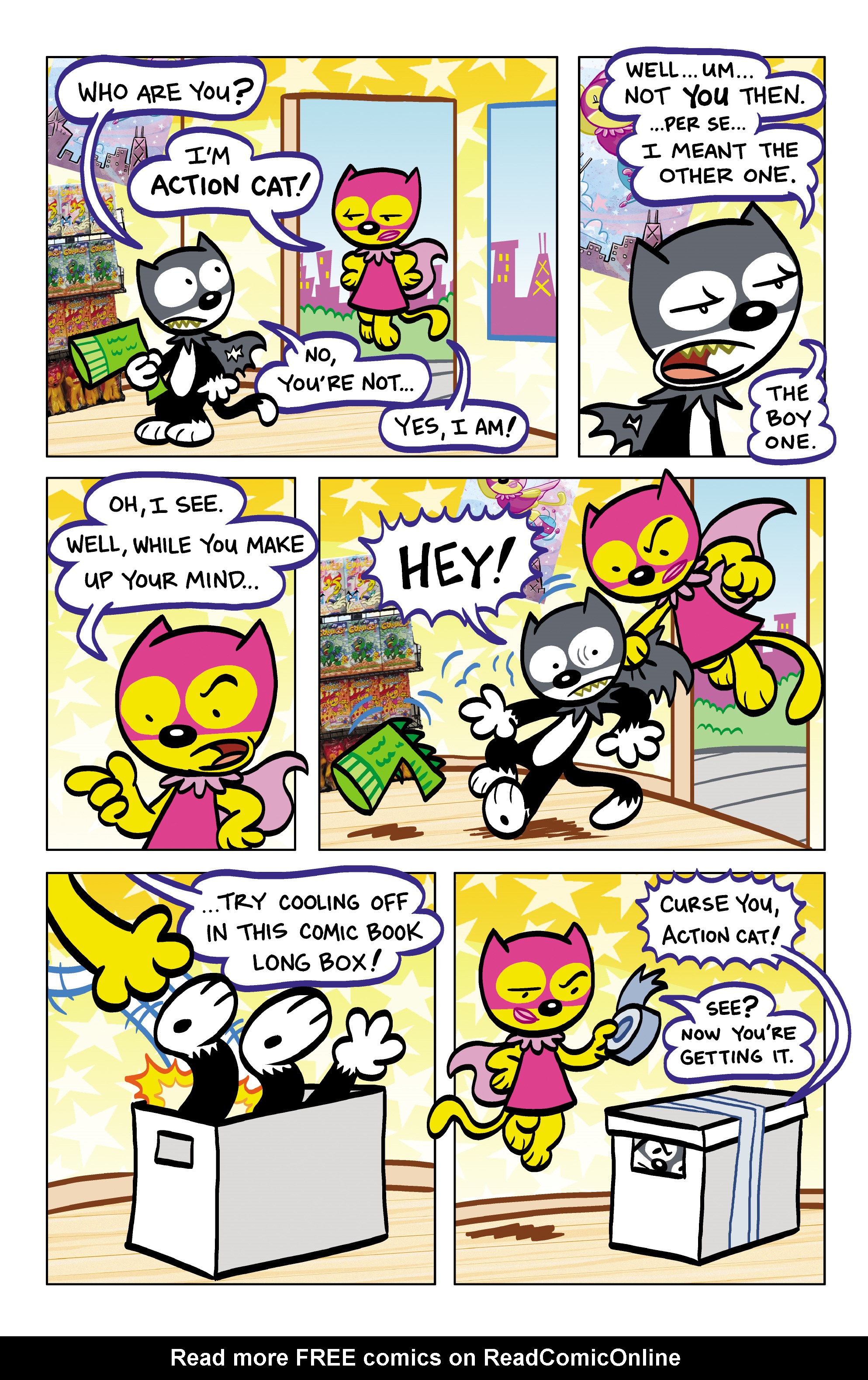 Read online Aw Yeah Comics: Action Cat & Adventure Bug comic -  Issue #1 - 7