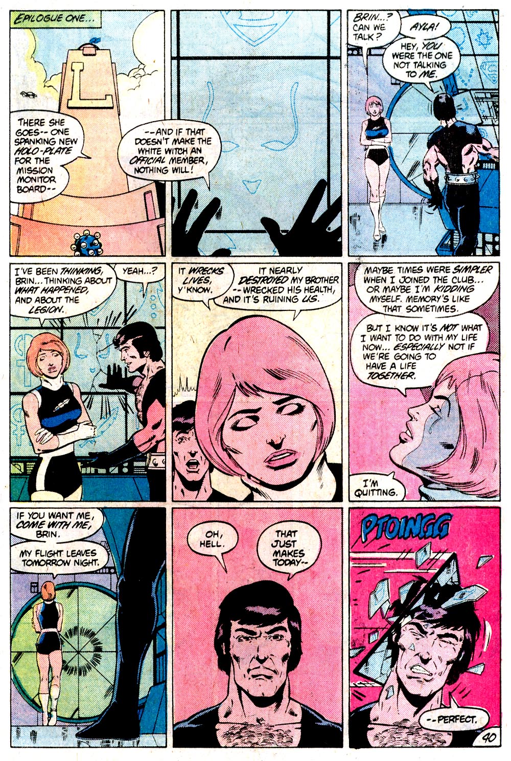 Read online Legion of Super-Heroes (1980) comic -  Issue #294 - 40