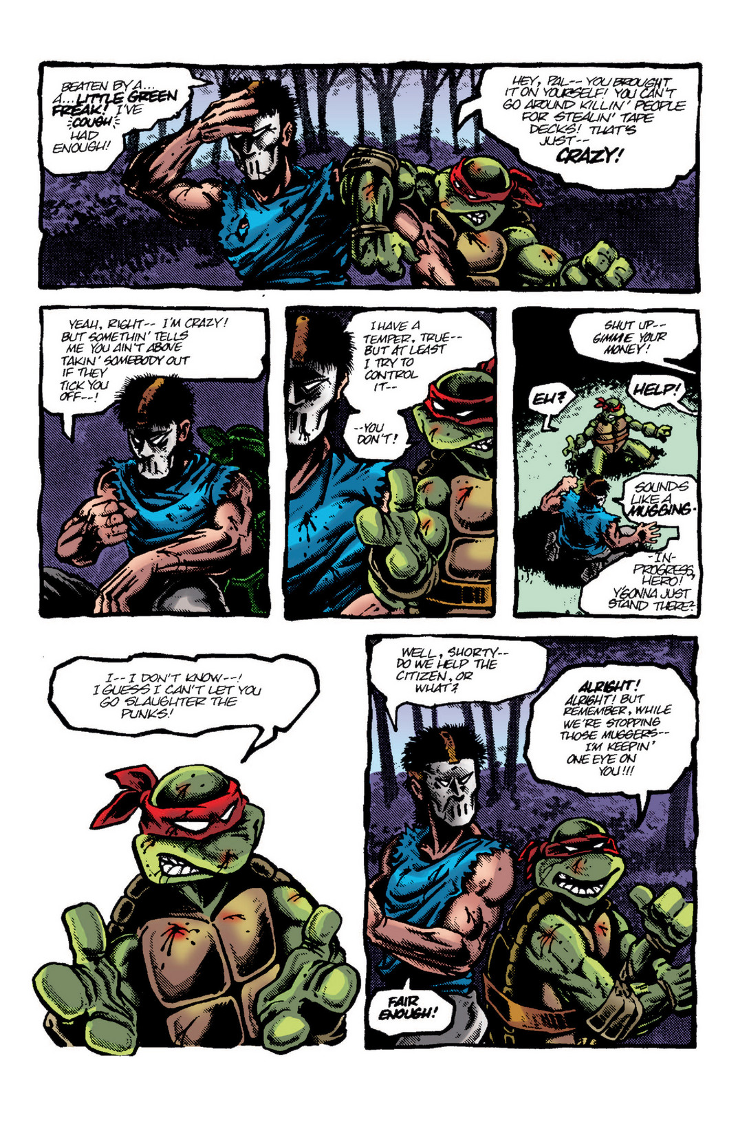 Read online Teenage Mutant Ninja Turtles Color Classics: Raphael Micro-Series One-Shot comic -  Issue # Full - 28