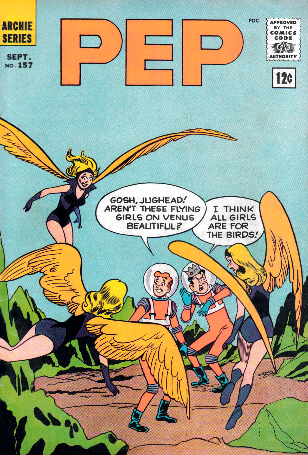 Read online Pep Comics comic -  Issue #157 - 1