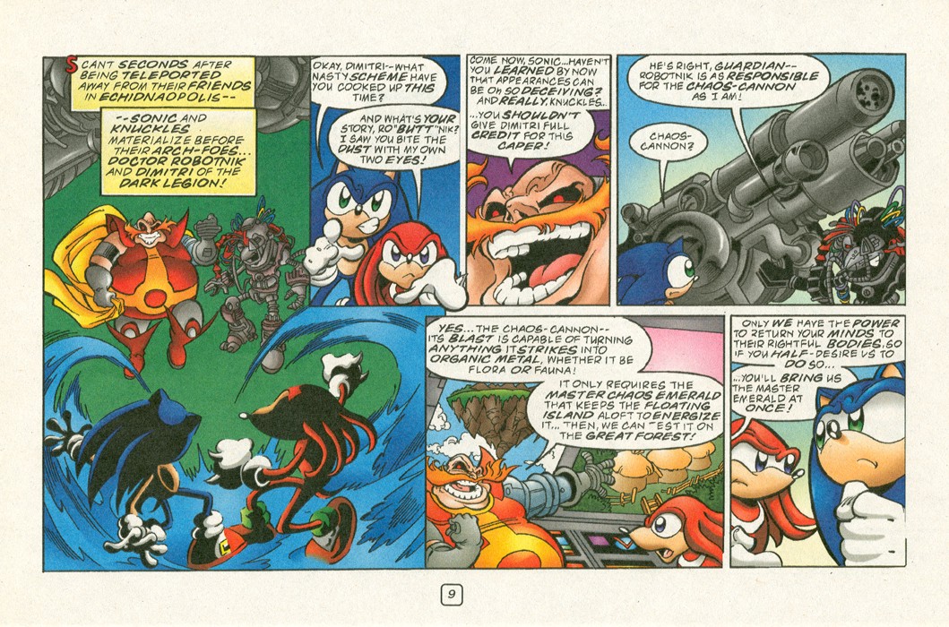 Read online Sonic Super Special comic -  Issue #12 - Sonic and Knuckles visa versa - 12