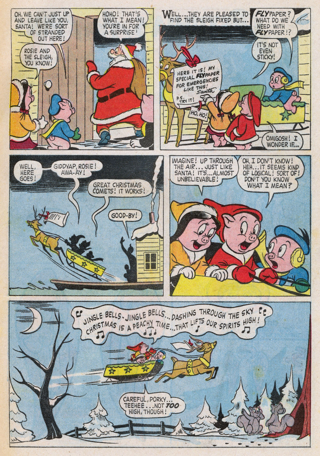 Read online Bugs Bunny's Christmas Funnies comic -  Issue # TPB 9 - 33