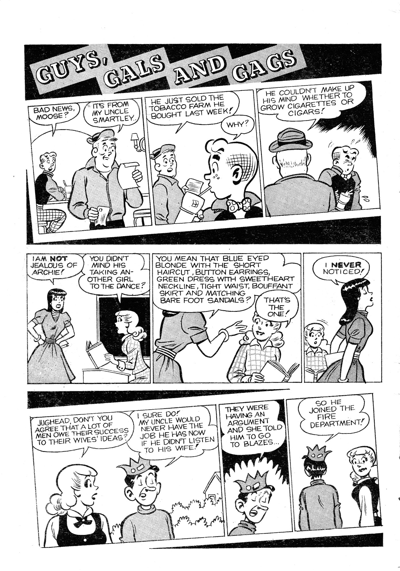 Read online Archie's Joke Book Magazine comic -  Issue #21 - 2