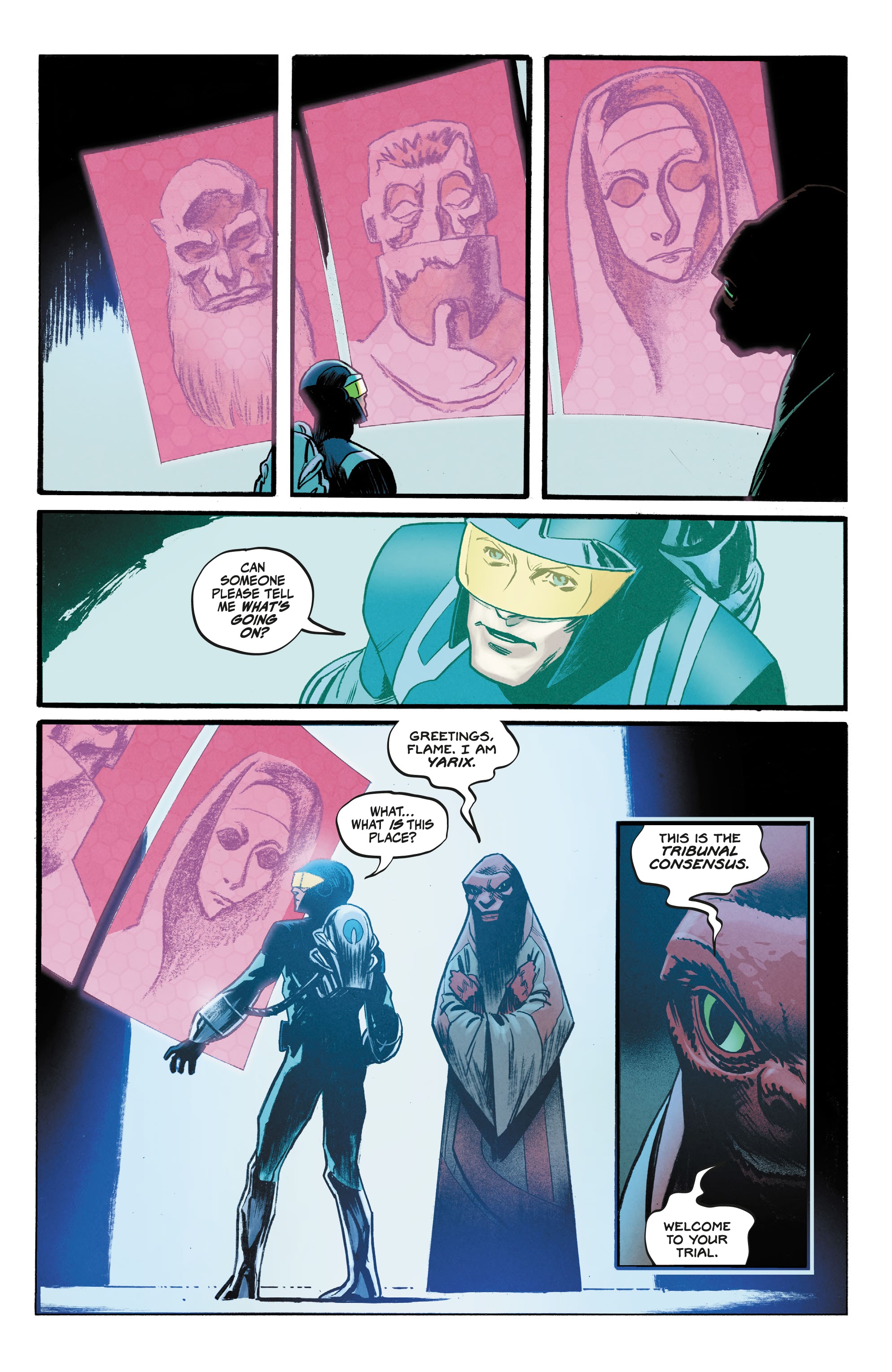 Read online The Blue Flame comic -  Issue #1 - 10