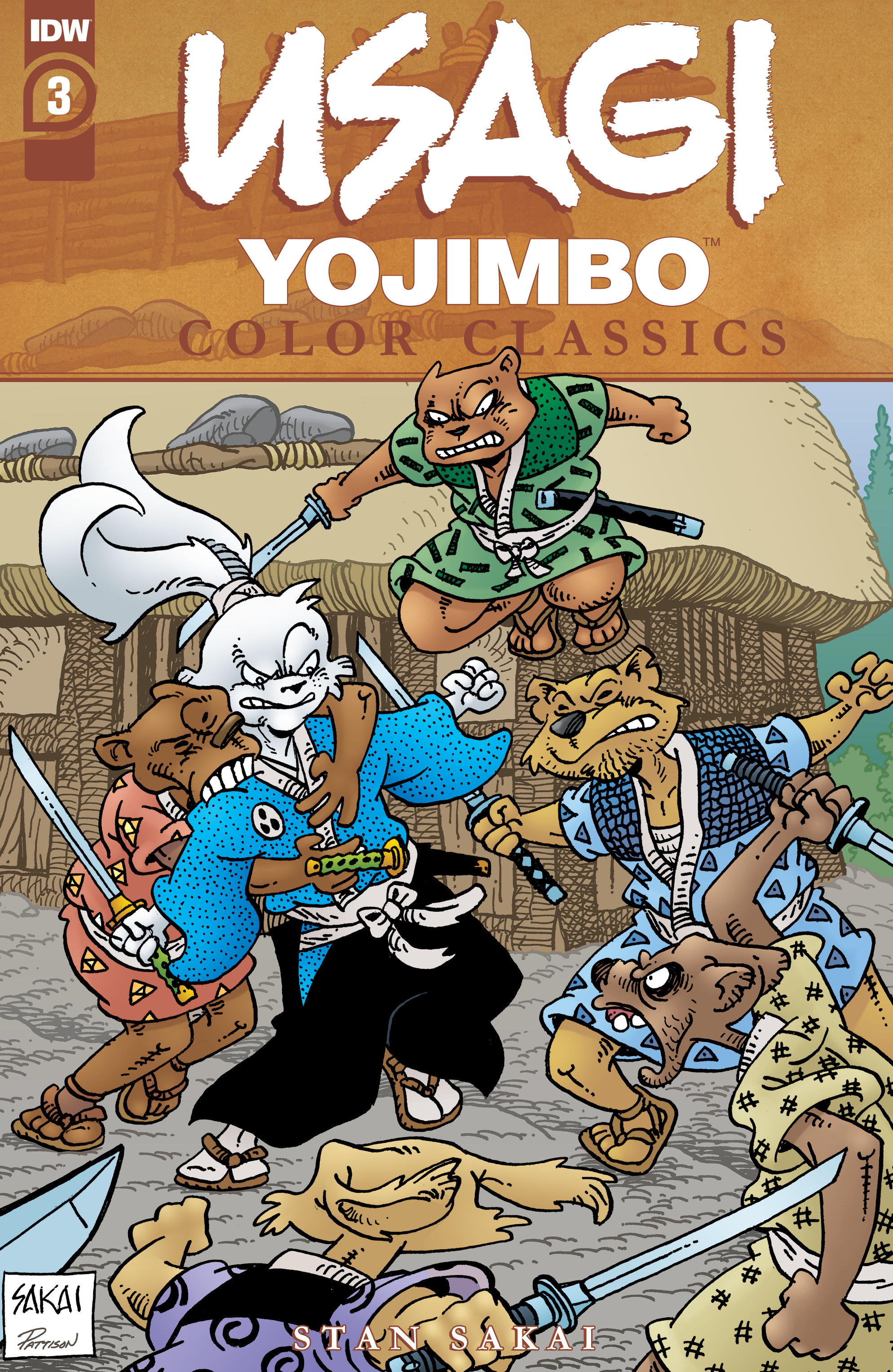 Read online Usagi Yojimbo Color Classics comic -  Issue #3 - 1