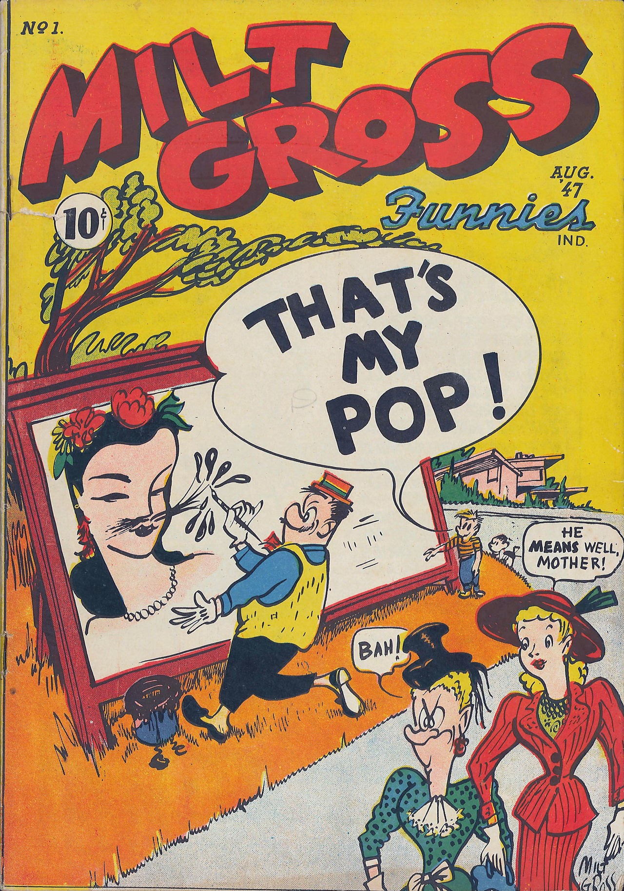 Read online Milt Gross Funnies comic -  Issue #1 - 1
