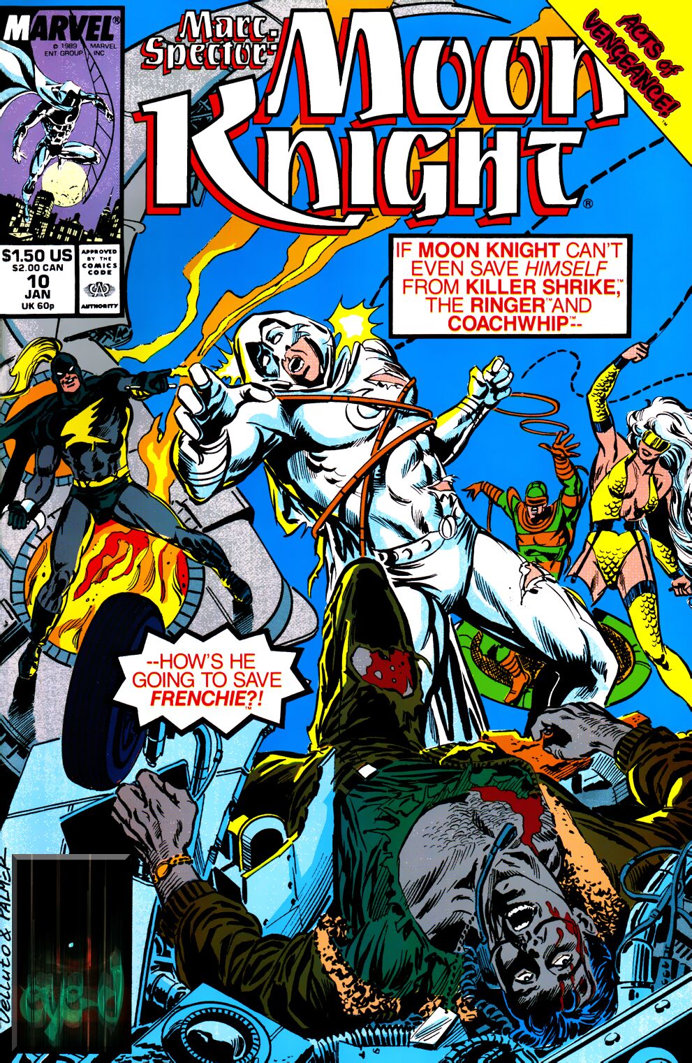 Read online Marc Spector: Moon Knight comic -  Issue #10 - 1