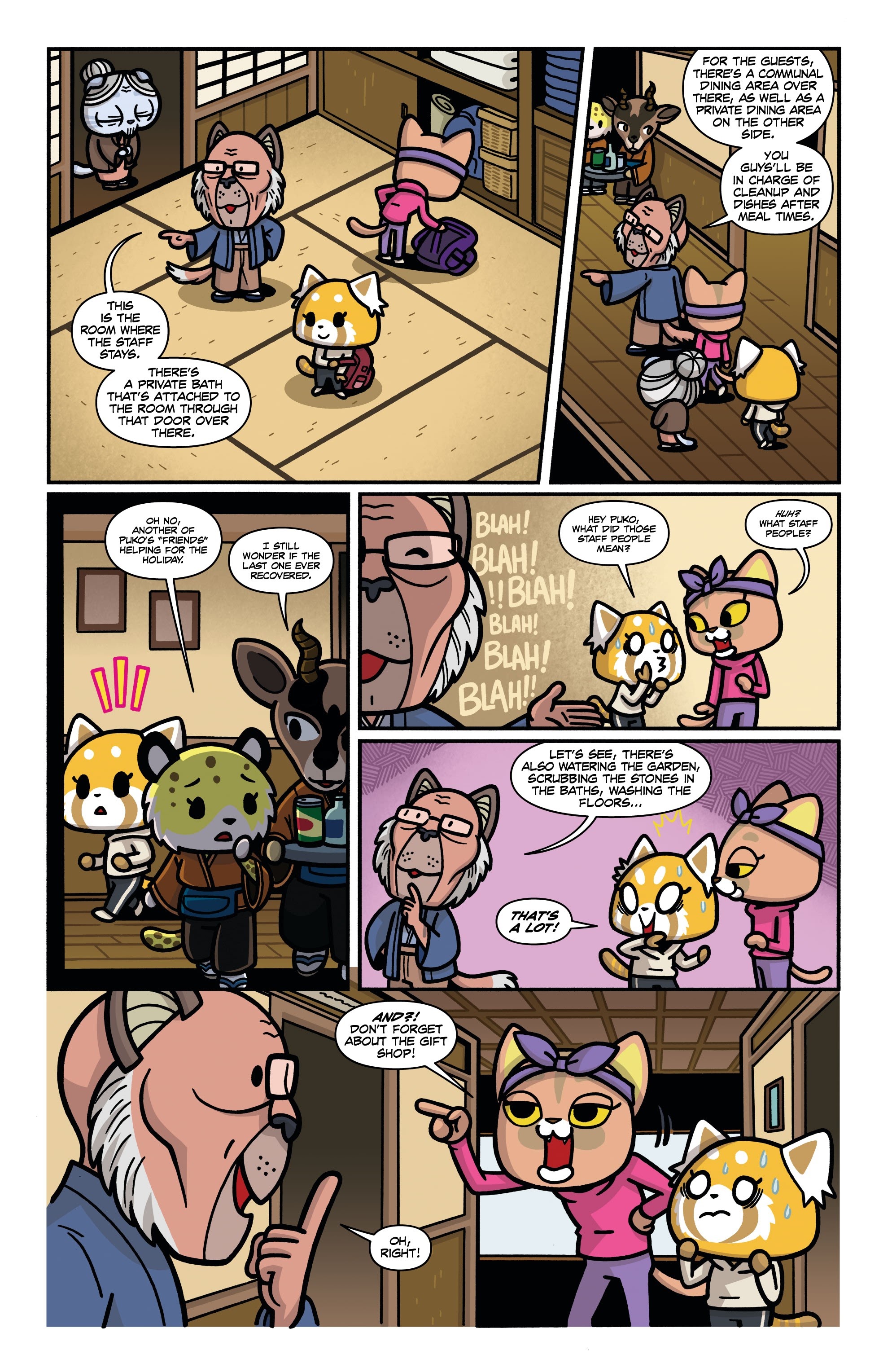 Read online Aggretsuko: Out of Office comic -  Issue #1 - 14