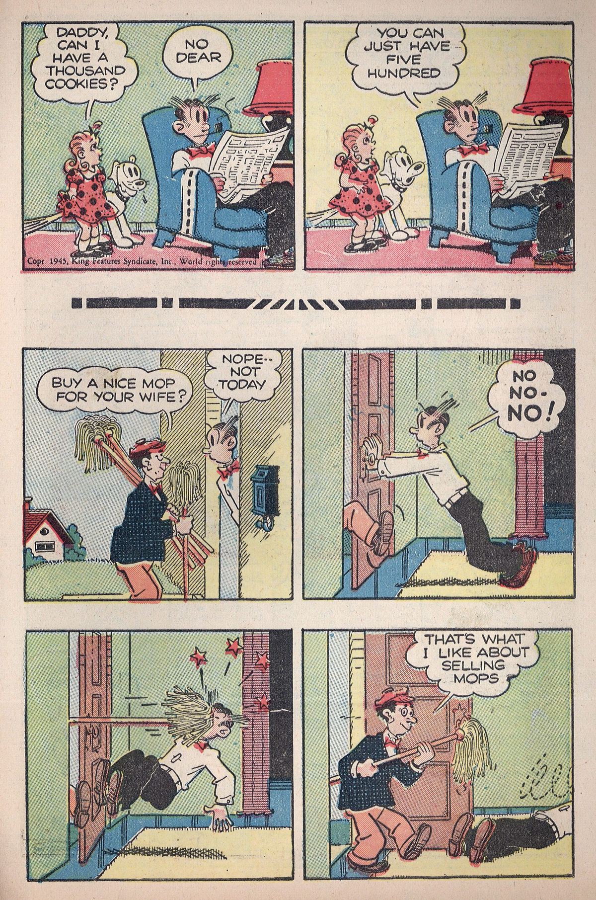 Read online Blondie Comics (1947) comic -  Issue #7 - 31