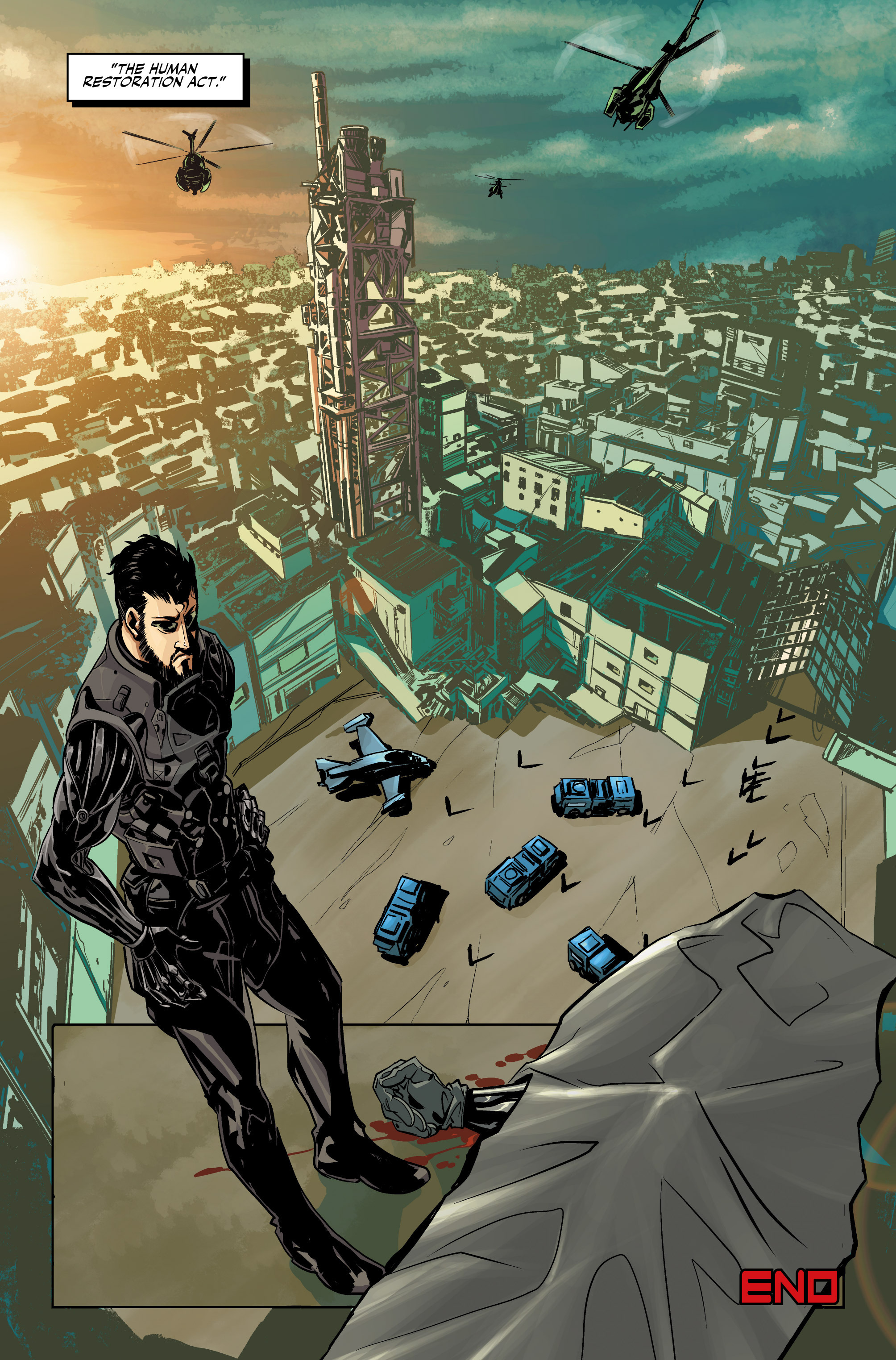 Read online Deus Ex: Children's Crusade comic -  Issue #5 - 23