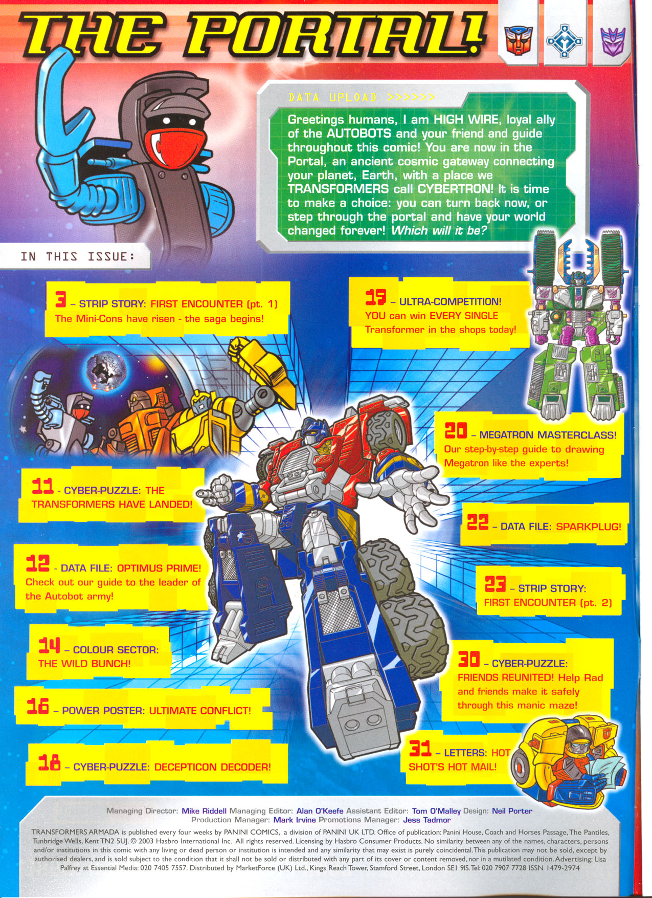 Read online Transformers: Armada (2003) comic -  Issue #1 - 2