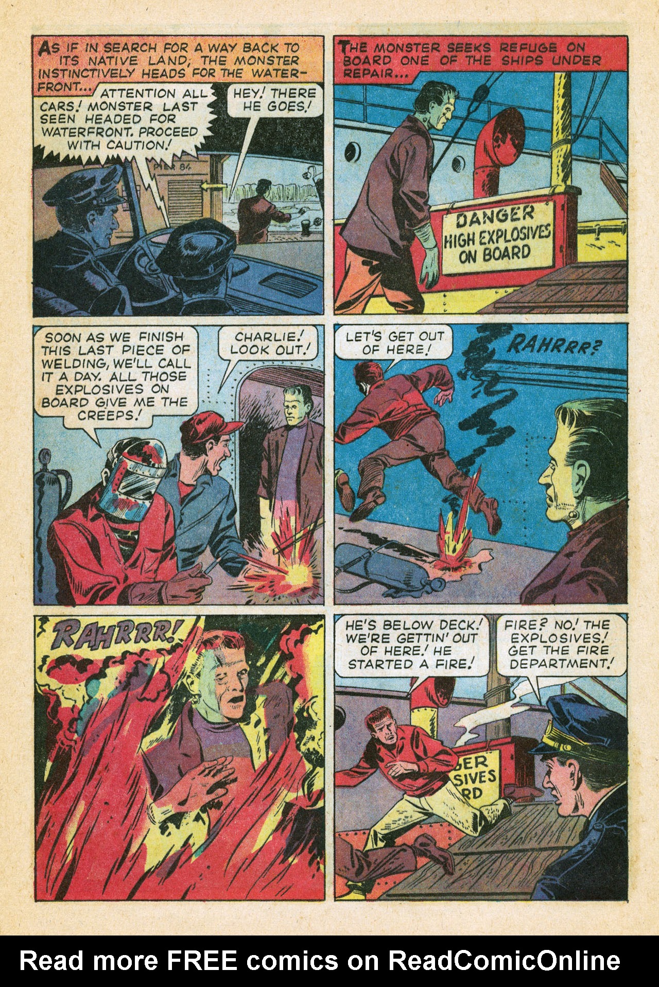 Read online Frankenstein (1964) comic -  Issue #1 - 32