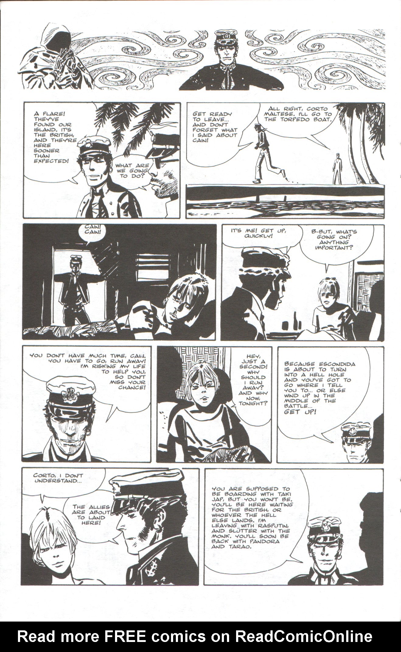 Read online Corto Maltese: Ballad of the Salt Sea comic -  Issue #6 - 18