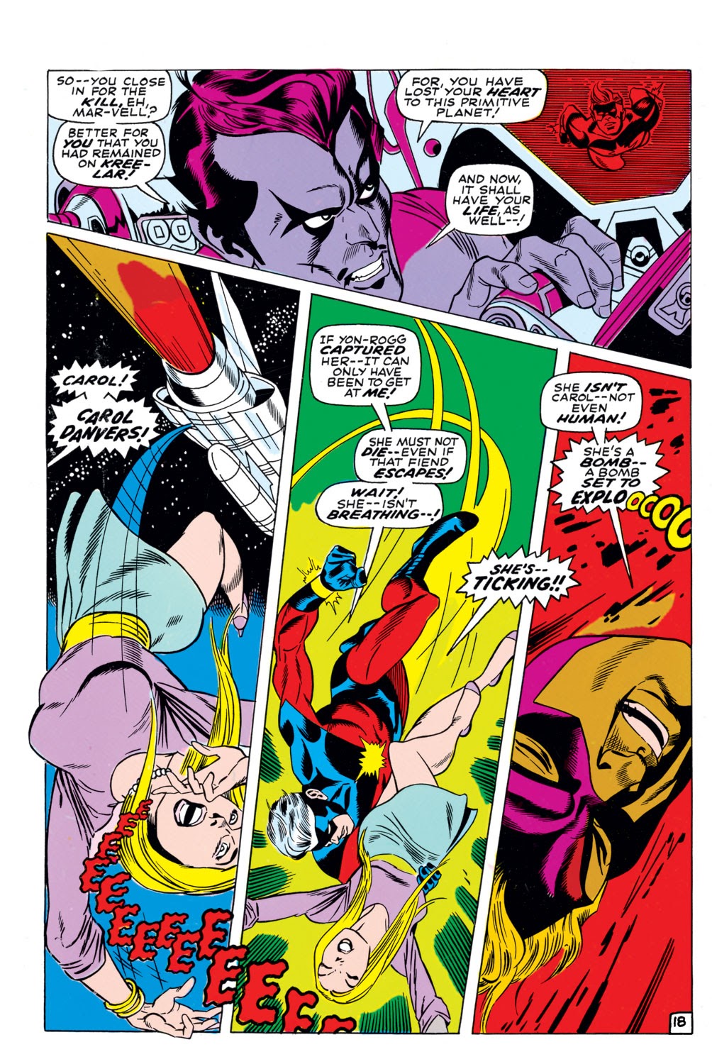 Read online Captain Marvel (1968) comic -  Issue #17 - 19