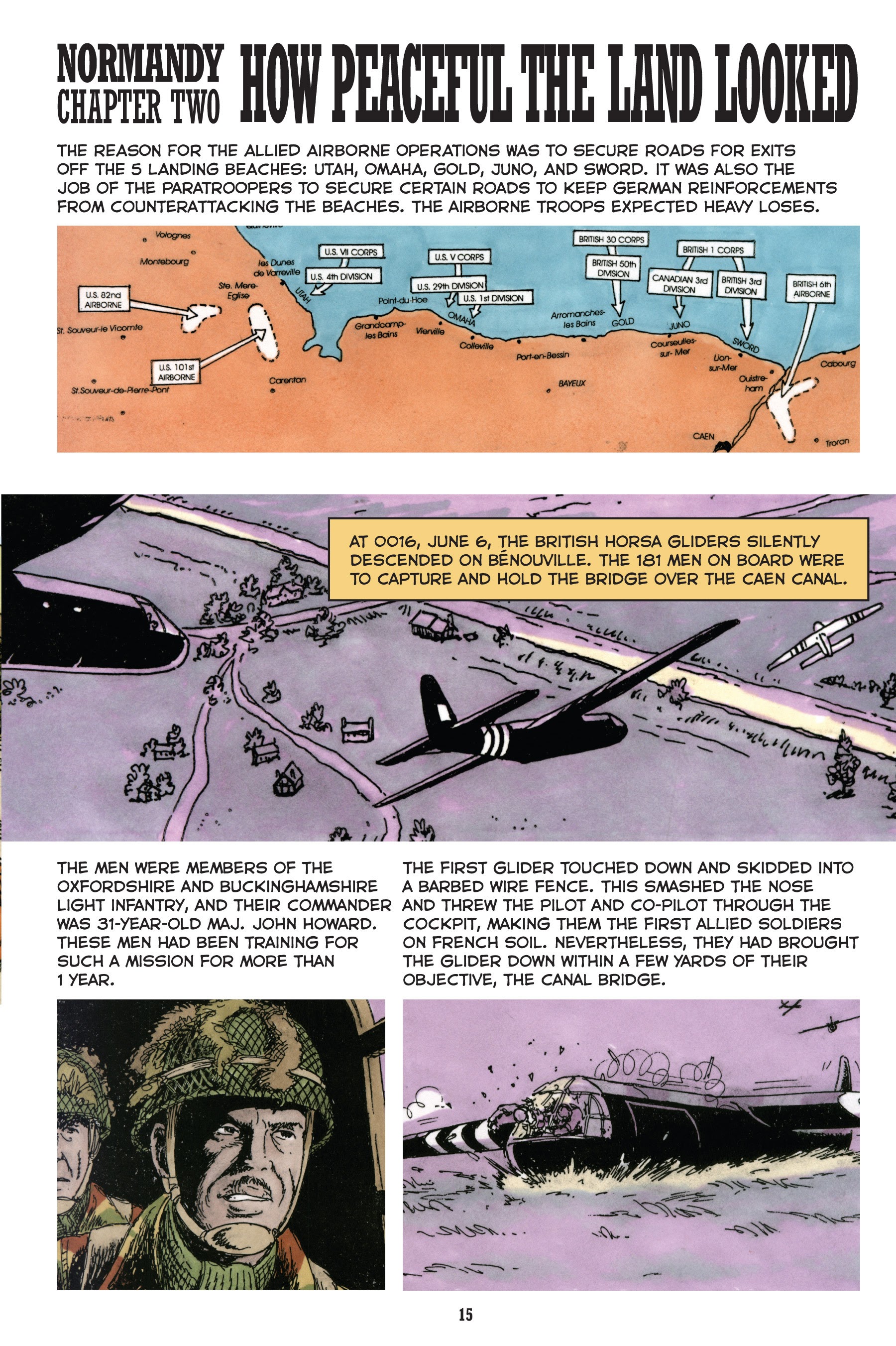 Read online Normandy: A Graphic History of D-Day, the Allied Invasion of Hitler's Fortress Europe comic -  Issue # TPB - 16