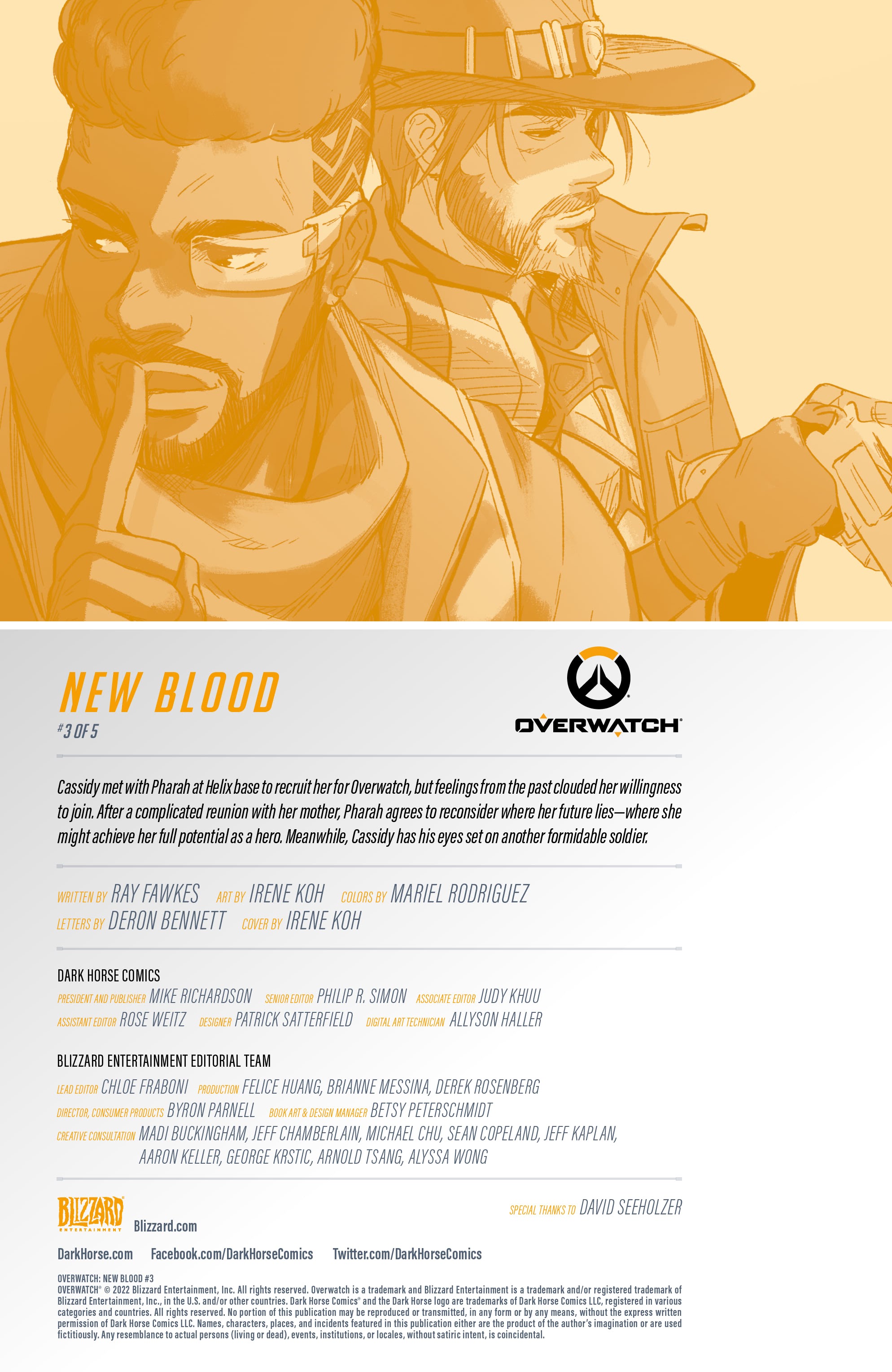 Read online Overwatch: New Blood comic -  Issue #3 - 2