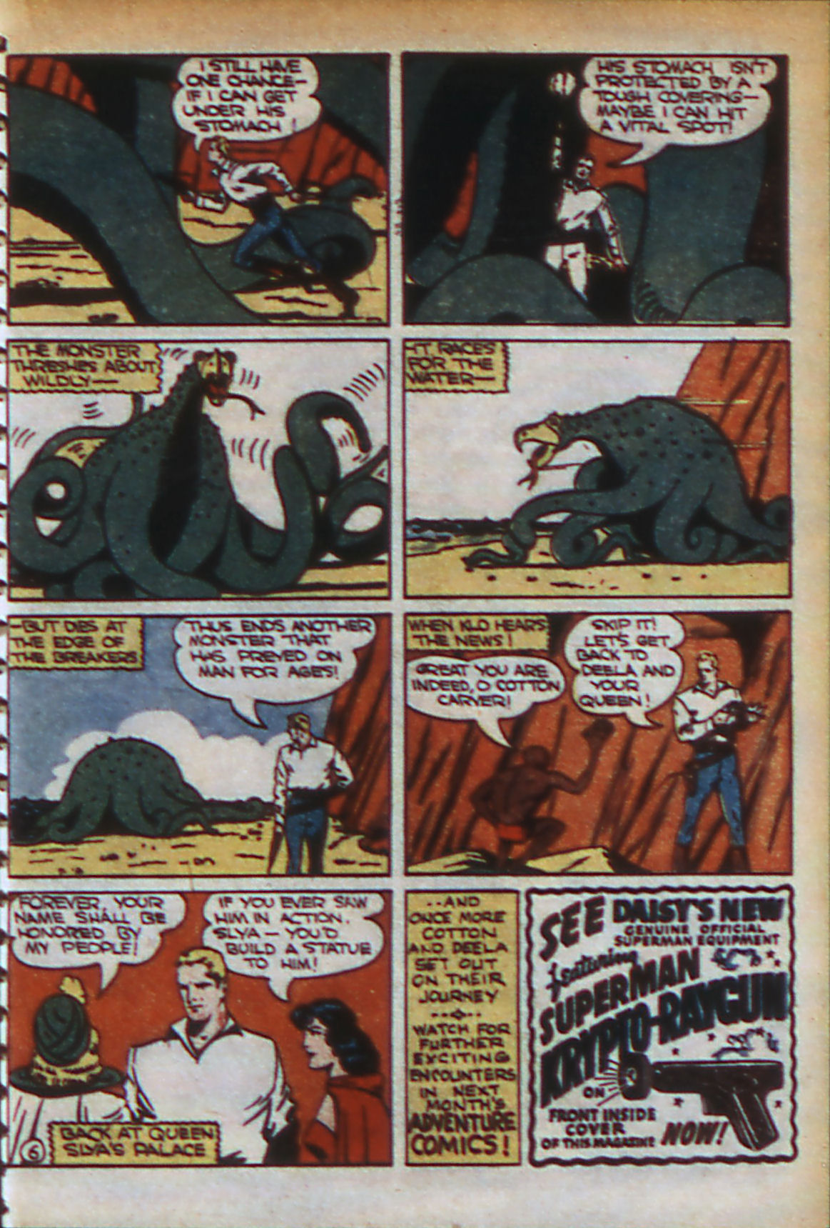 Read online Adventure Comics (1938) comic -  Issue #56 - 38