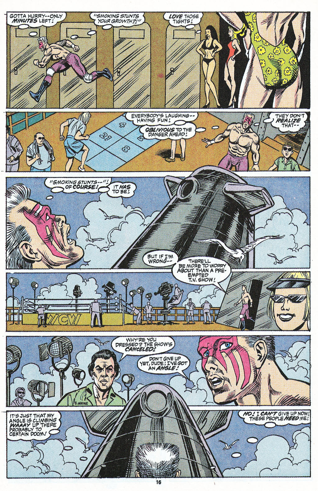 Read online WCW World Championship Wrestling comic -  Issue #3 - 18