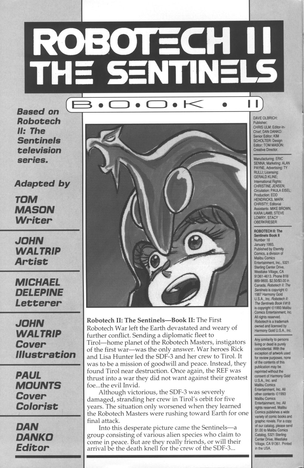 <{ $series->title }} issue Robotech II: The Sentinels Book 2 Issue #18 - Page 2