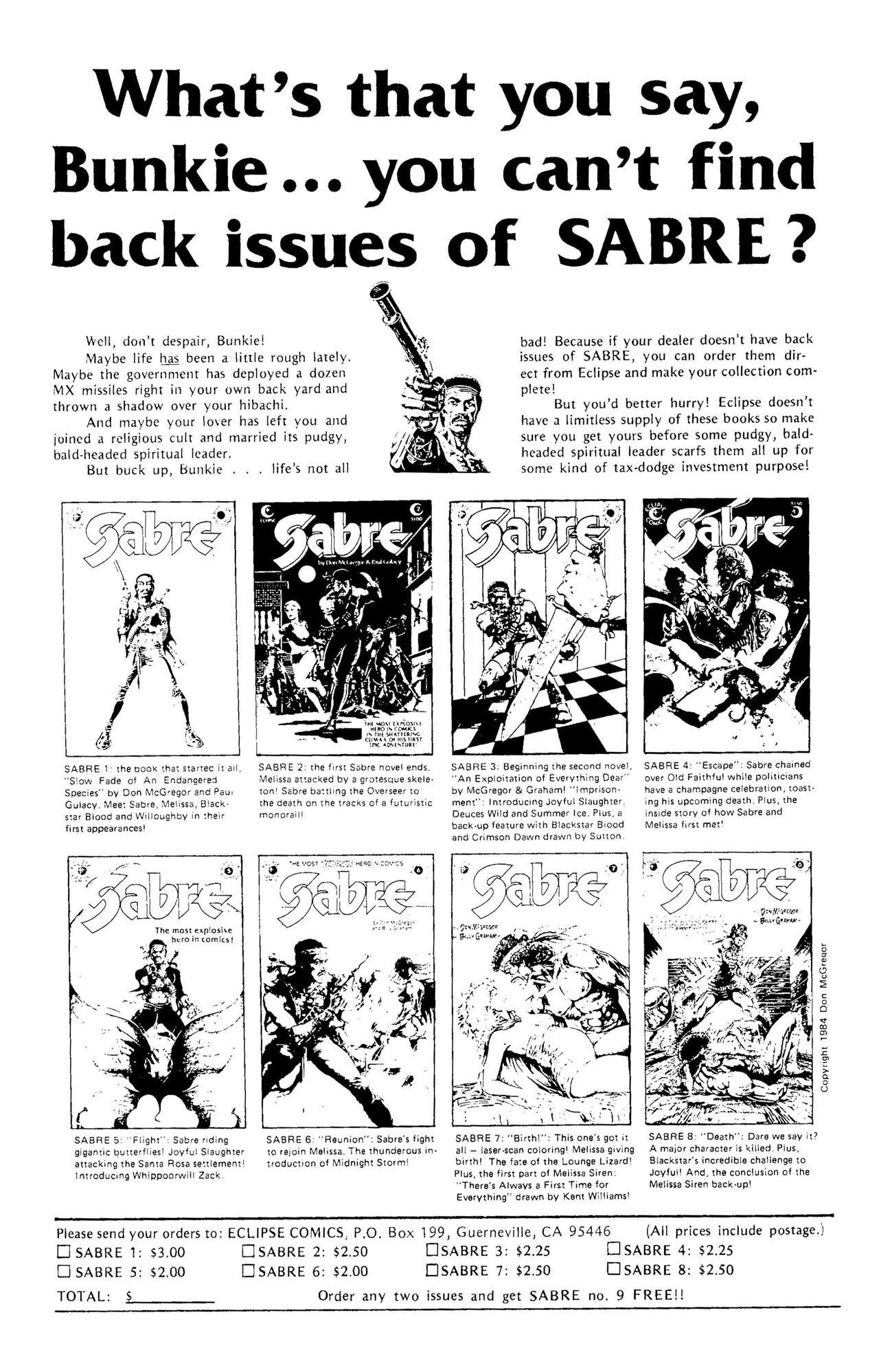 Read online Sabre comic -  Issue #10 - 35