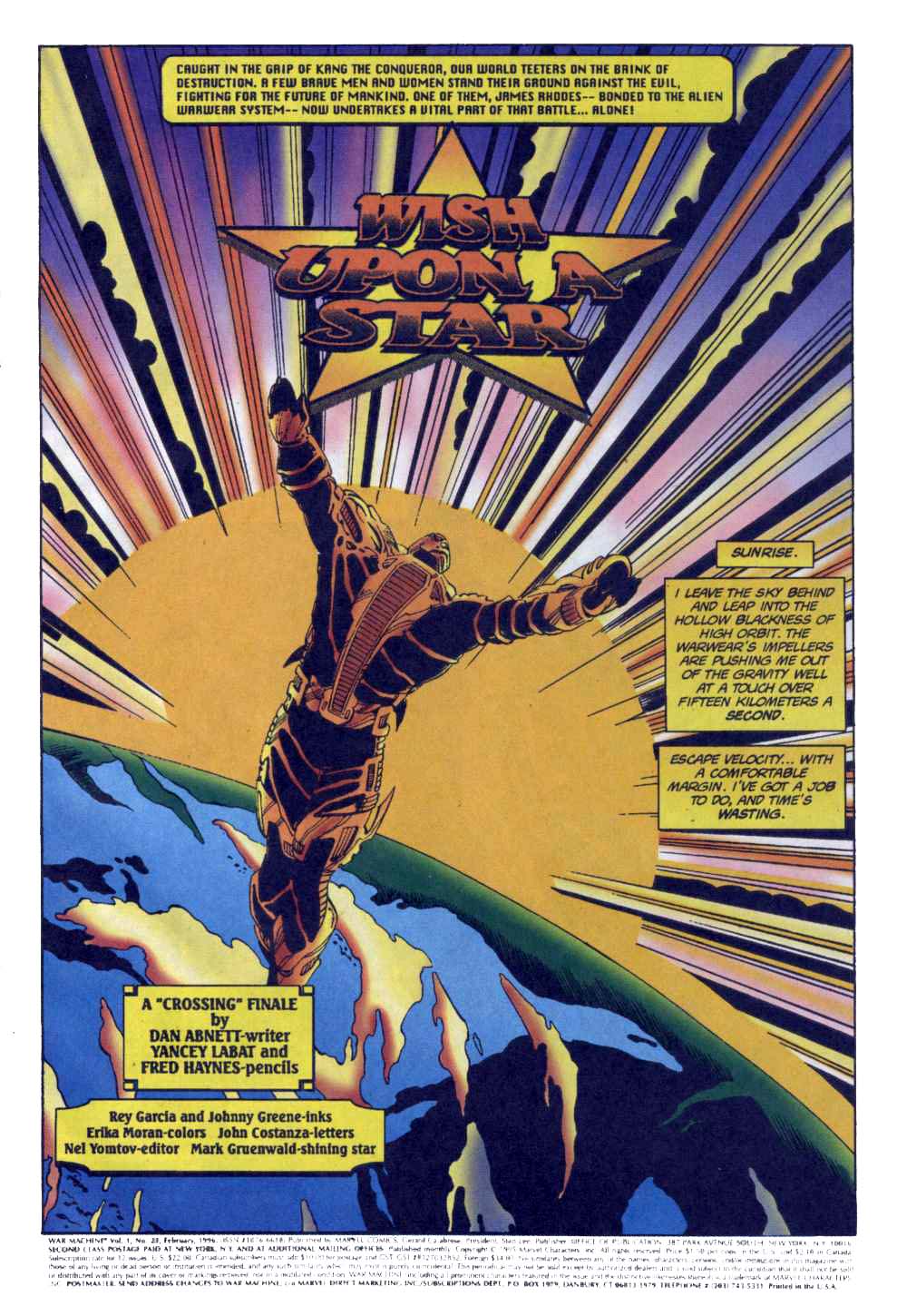 Read online War Machine (1994) comic -  Issue #23 - 2