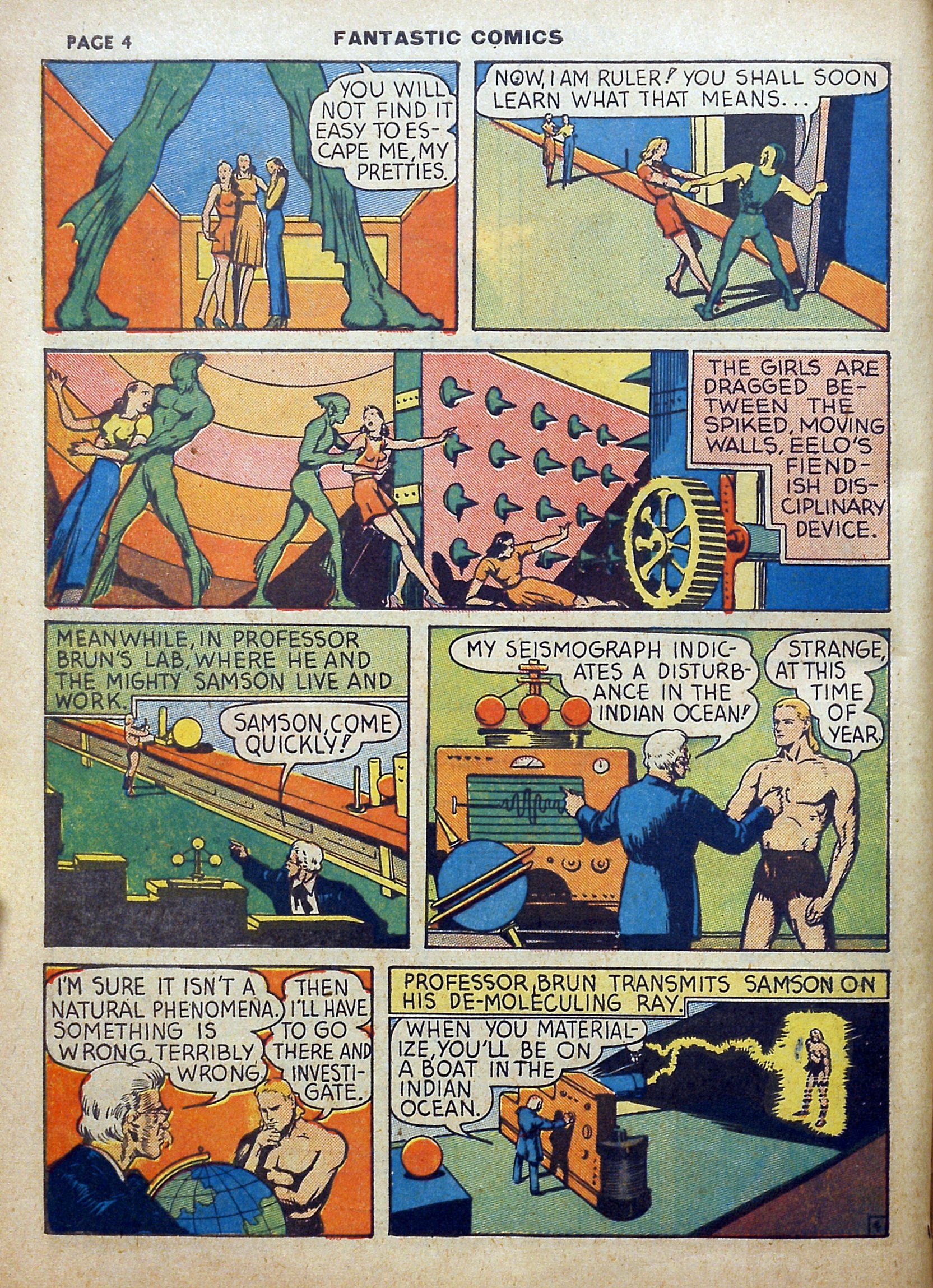 Read online Fantastic Comics comic -  Issue #5 - 5