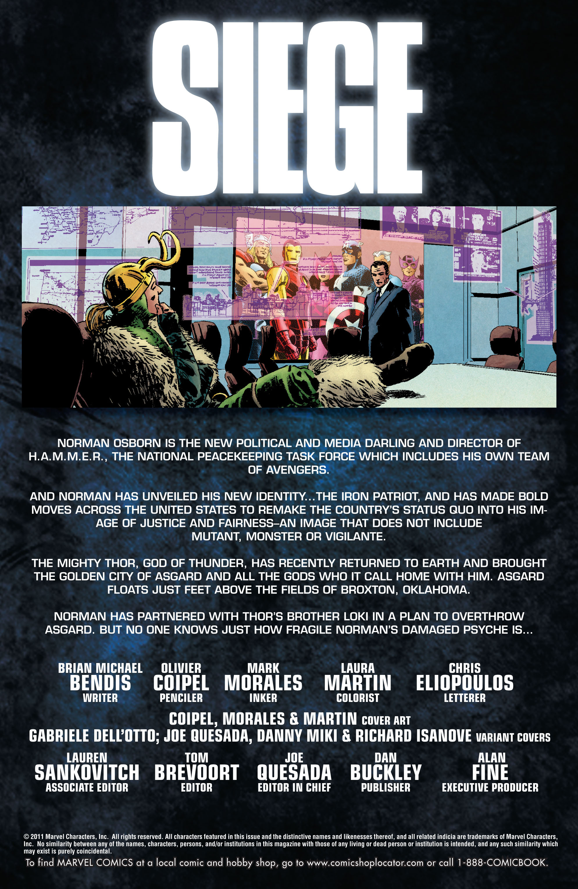 Read online Siege (2010) comic -  Issue #1 - 2