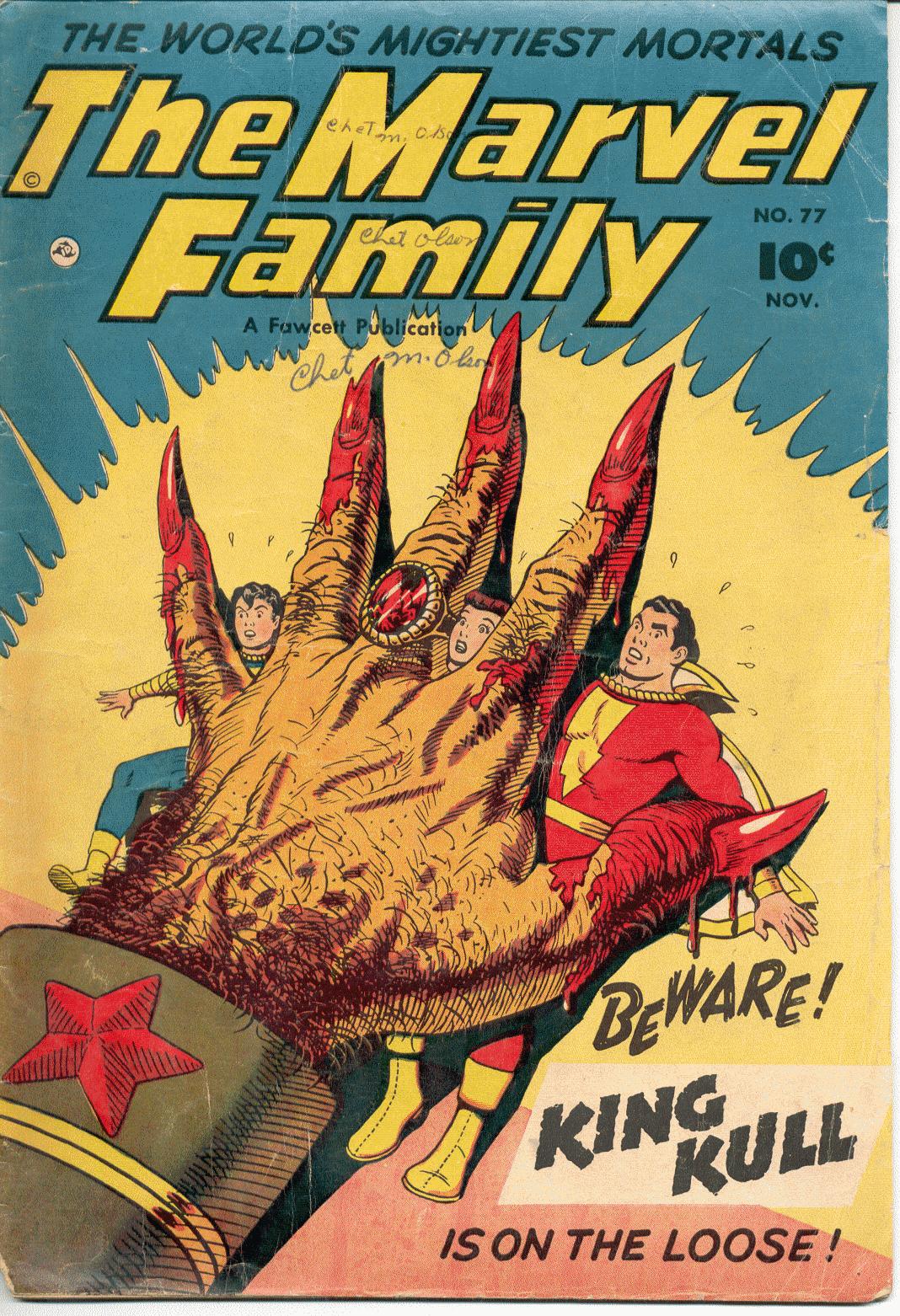 Read online The Marvel Family comic -  Issue #77 - 1