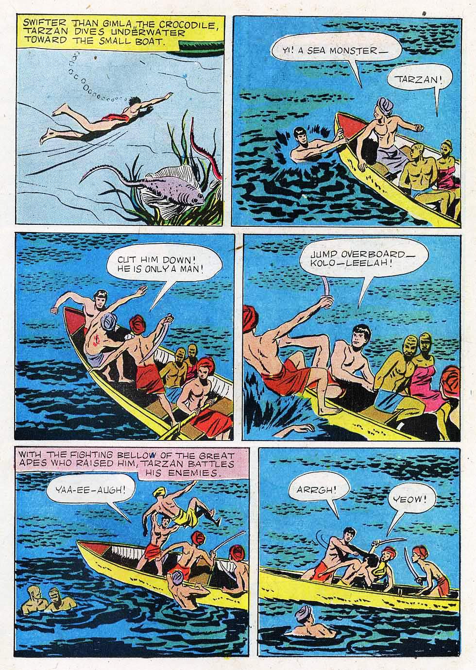 Read online Tarzan (1948) comic -  Issue #12 - 17