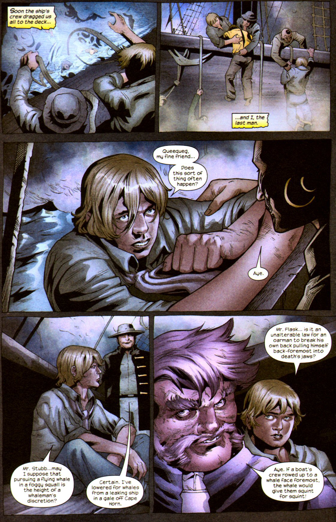 Read online Marvel Illustrated: Moby Dick comic -  Issue # TPB - 52