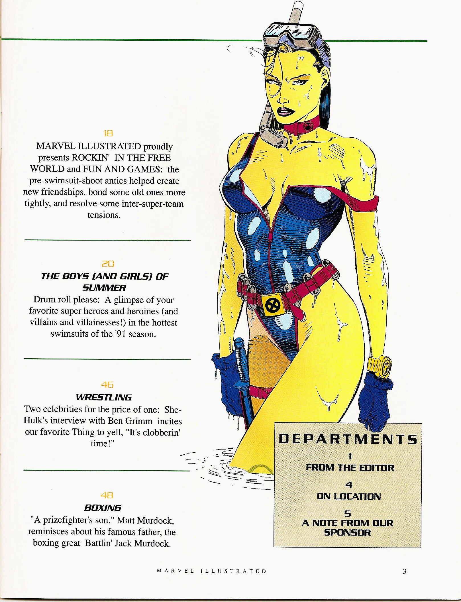 Read online Marvel Illustrated: Swimsuit Issue comic -  Issue # Full - 5