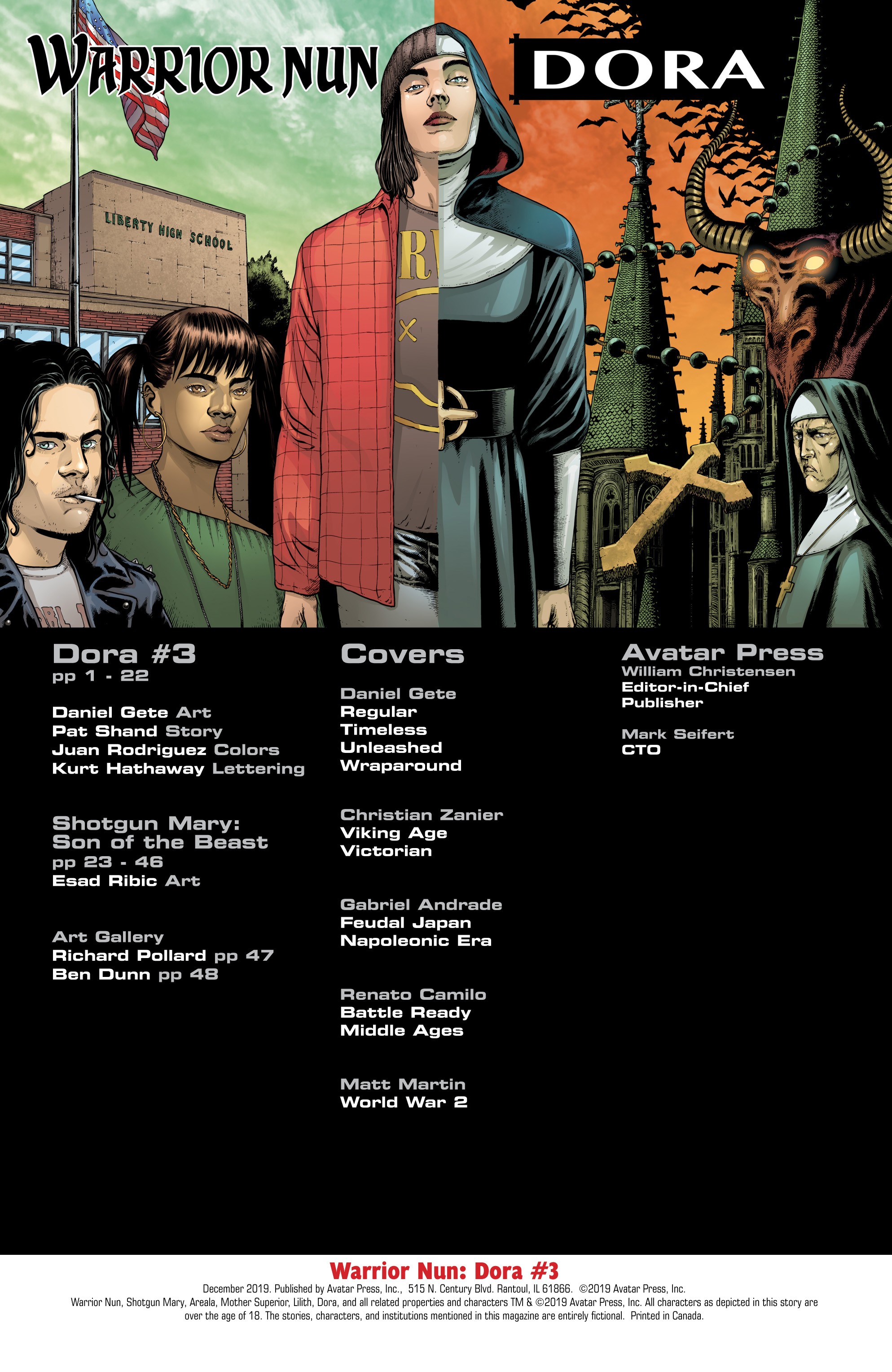 Read online Warrior Nun: Dora comic -  Issue #3 - 2