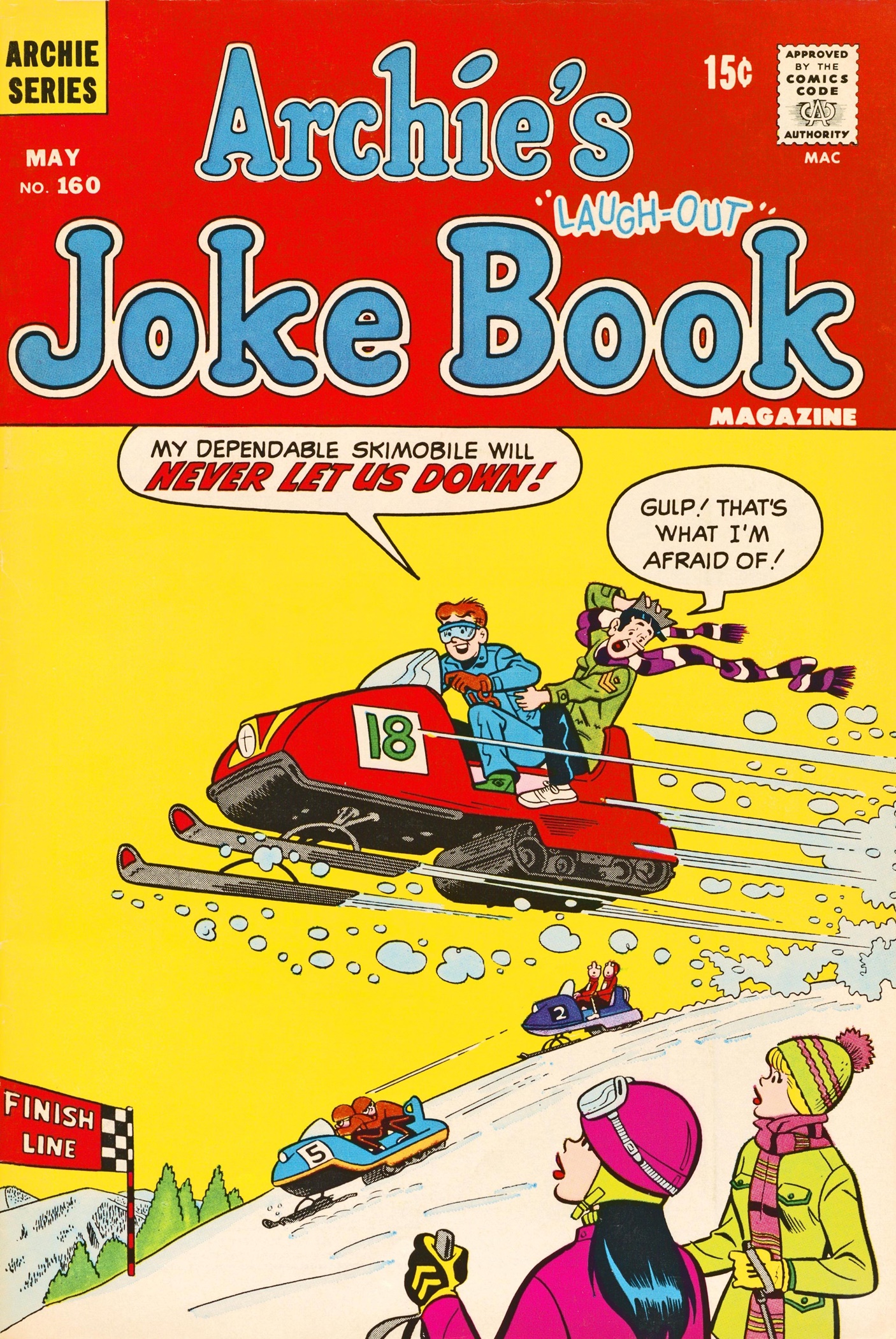 Read online Archie's Joke Book Magazine comic -  Issue #160 - 1